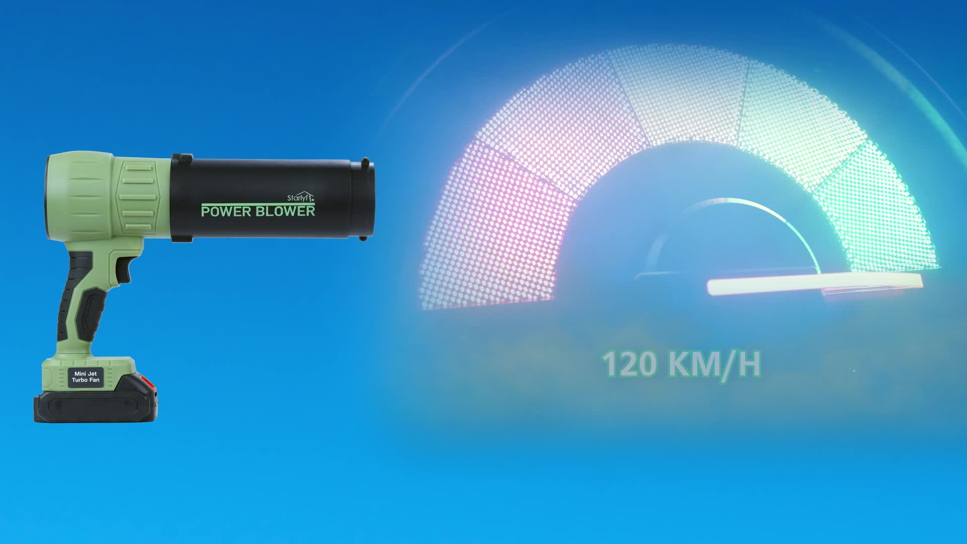 Genius Starlyf Power Blower Akku Laubbläser 7 tlg., Produktbild-Vorschau 7