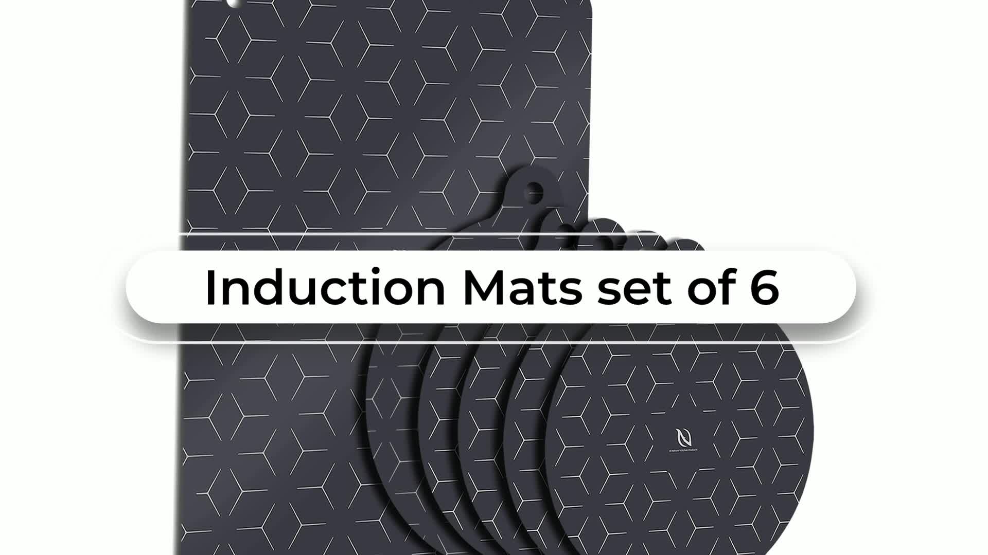 HI NATURE™ Induktionsschutzmatte 6 Stück, Herdabdeckung Produktbild-Vorschau 7