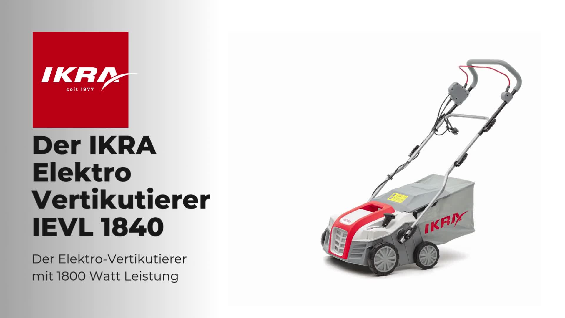 IKRA Elektro Vertikutierer Rasenlüfter IEVL 1840 | 1800 W | Produktbild-Vorschau 7