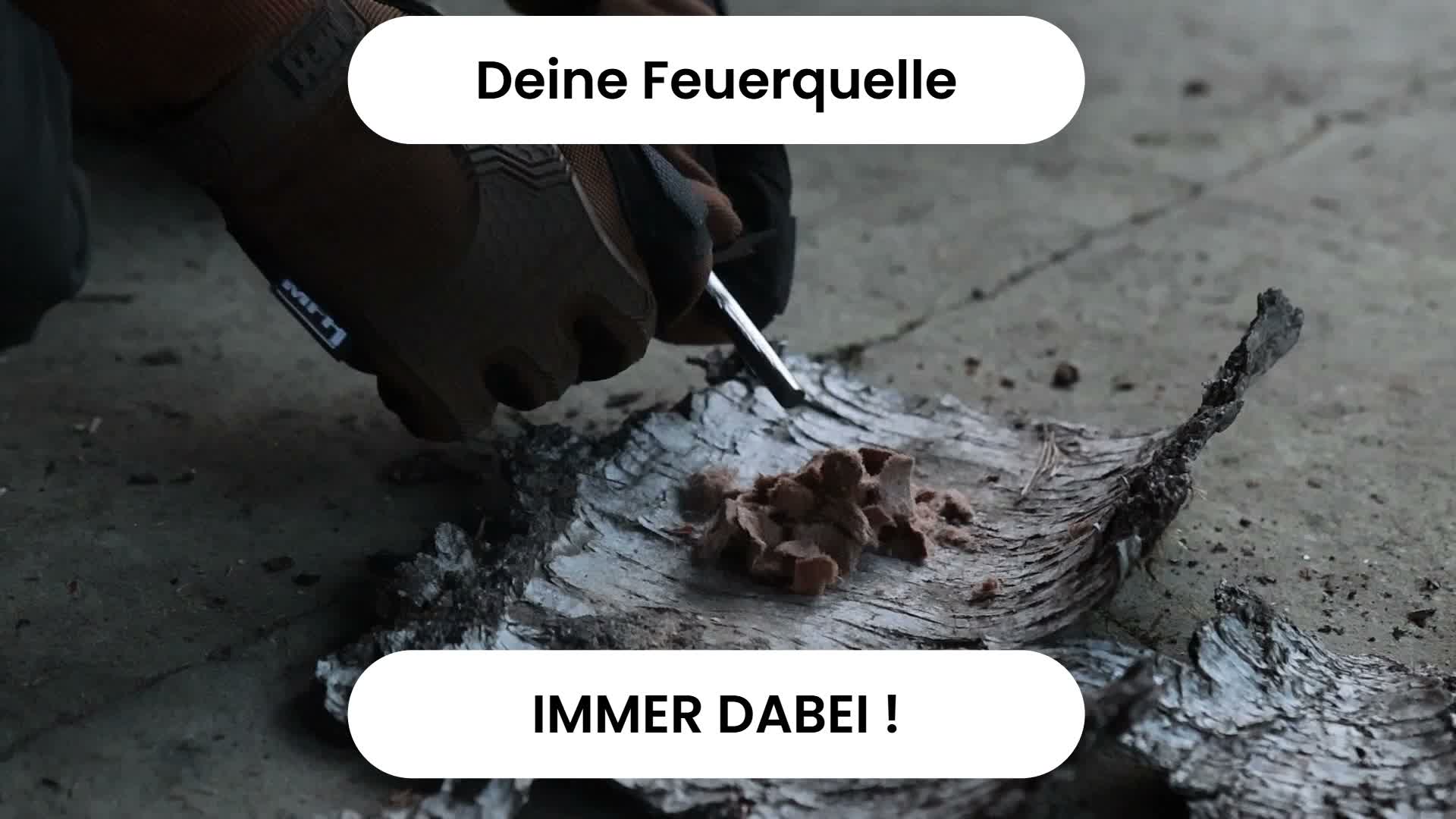 Feuerstarter mit Pfeife Magnesium Feuerstein Feuerstab Produktbild-Vorschau 7