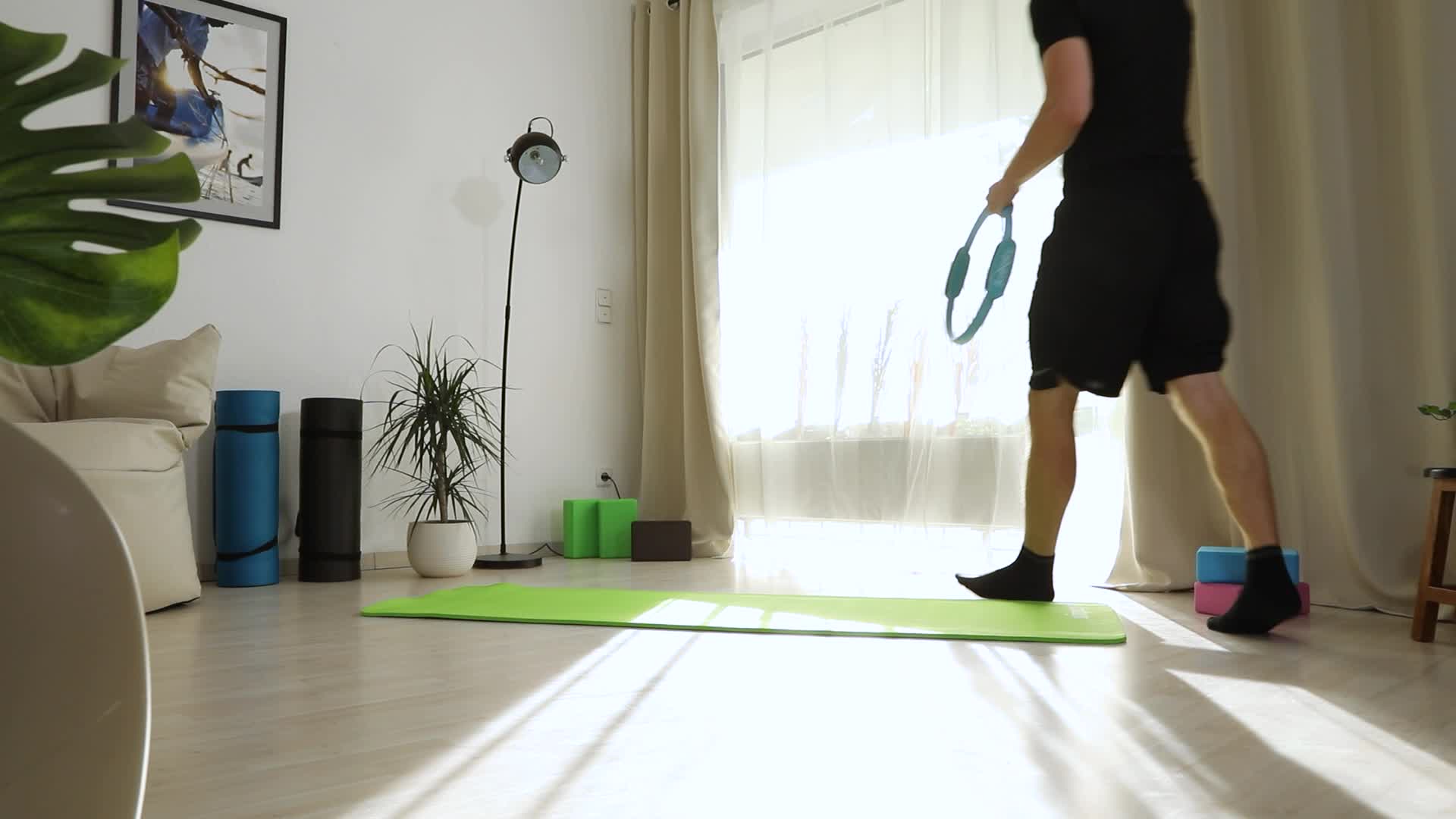 10 x Pilates Ring, Doppelgriff, Gepolstert, D: 39 cm, Produktbild-Vorschau 7