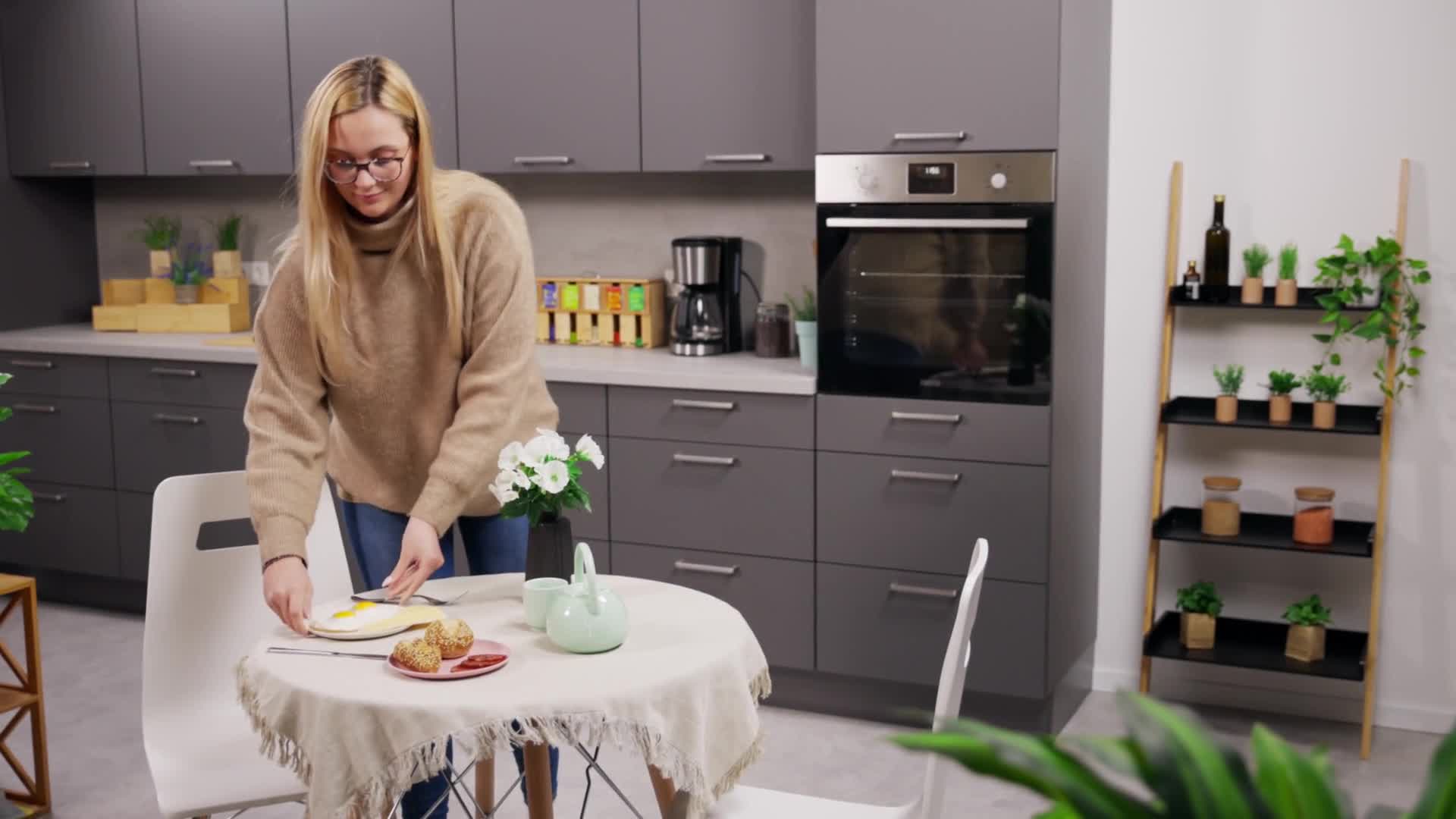 Relaxdays Gewürzregal, ausziehbare Gewürzablage, Bambus, Produktbild-Vorschau 7