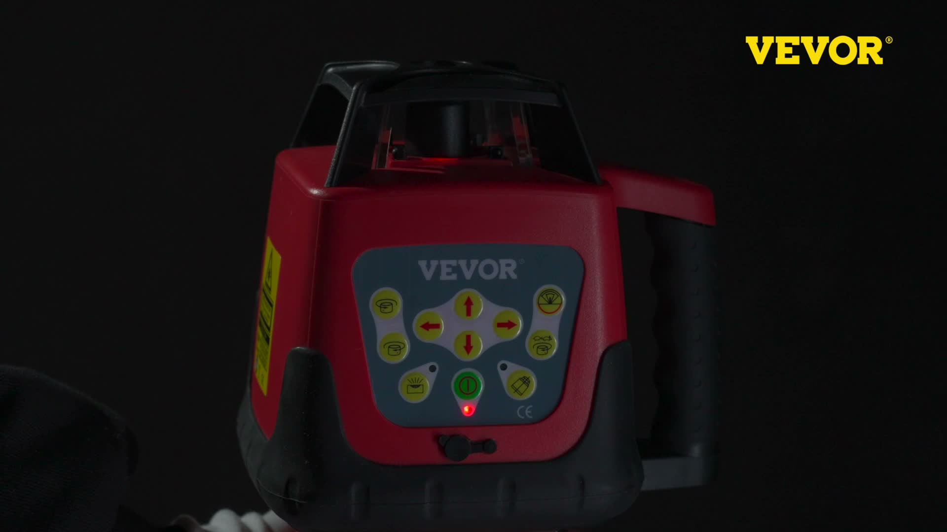 VEVOR Rotationslaser 360° Rote Laser Rotary Laser Level Kit Produktbild-Vorschau 7
