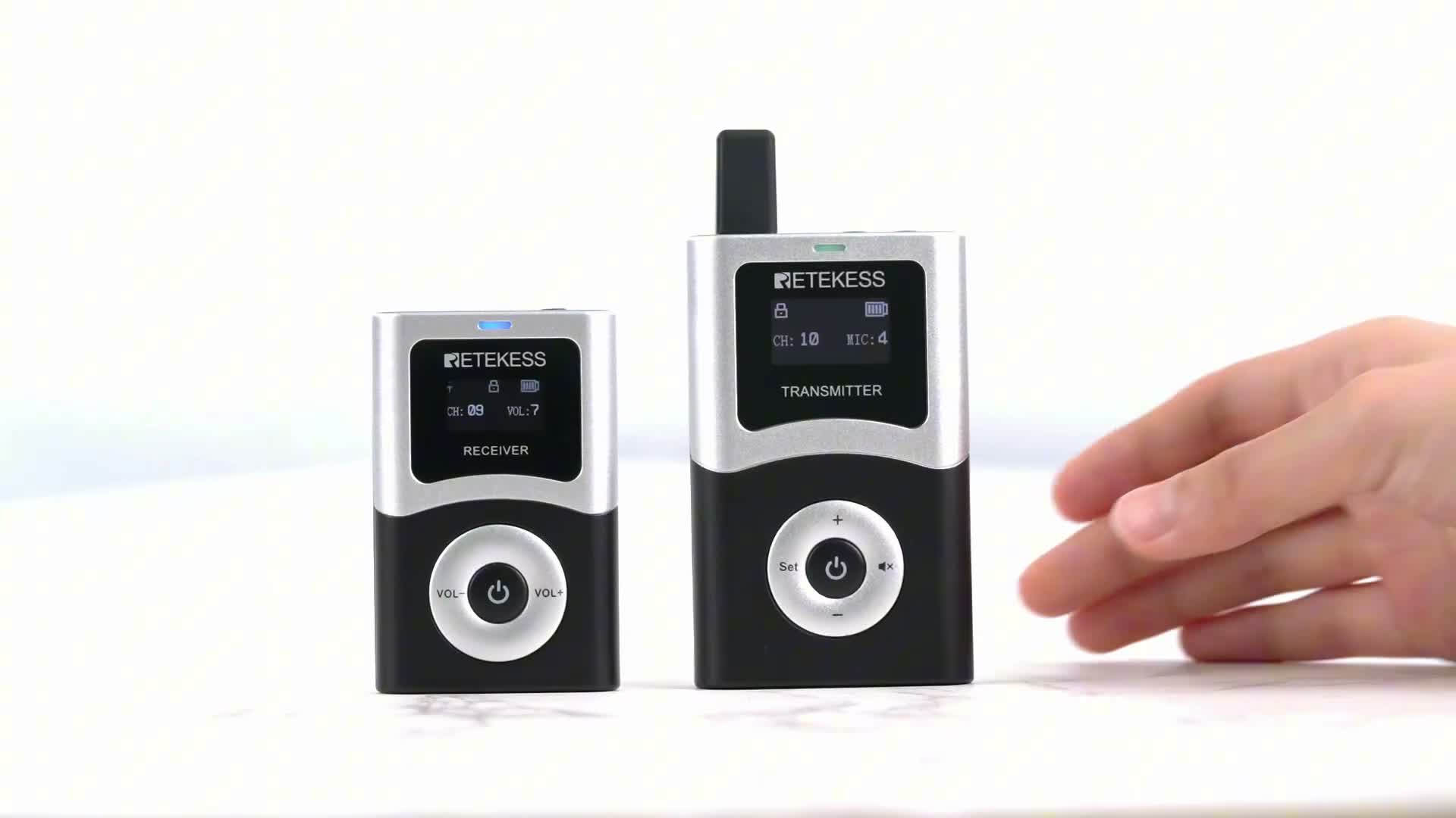 Retekess T130U Tour Guide System, Audio System mit Produktbild-Vorschau 7