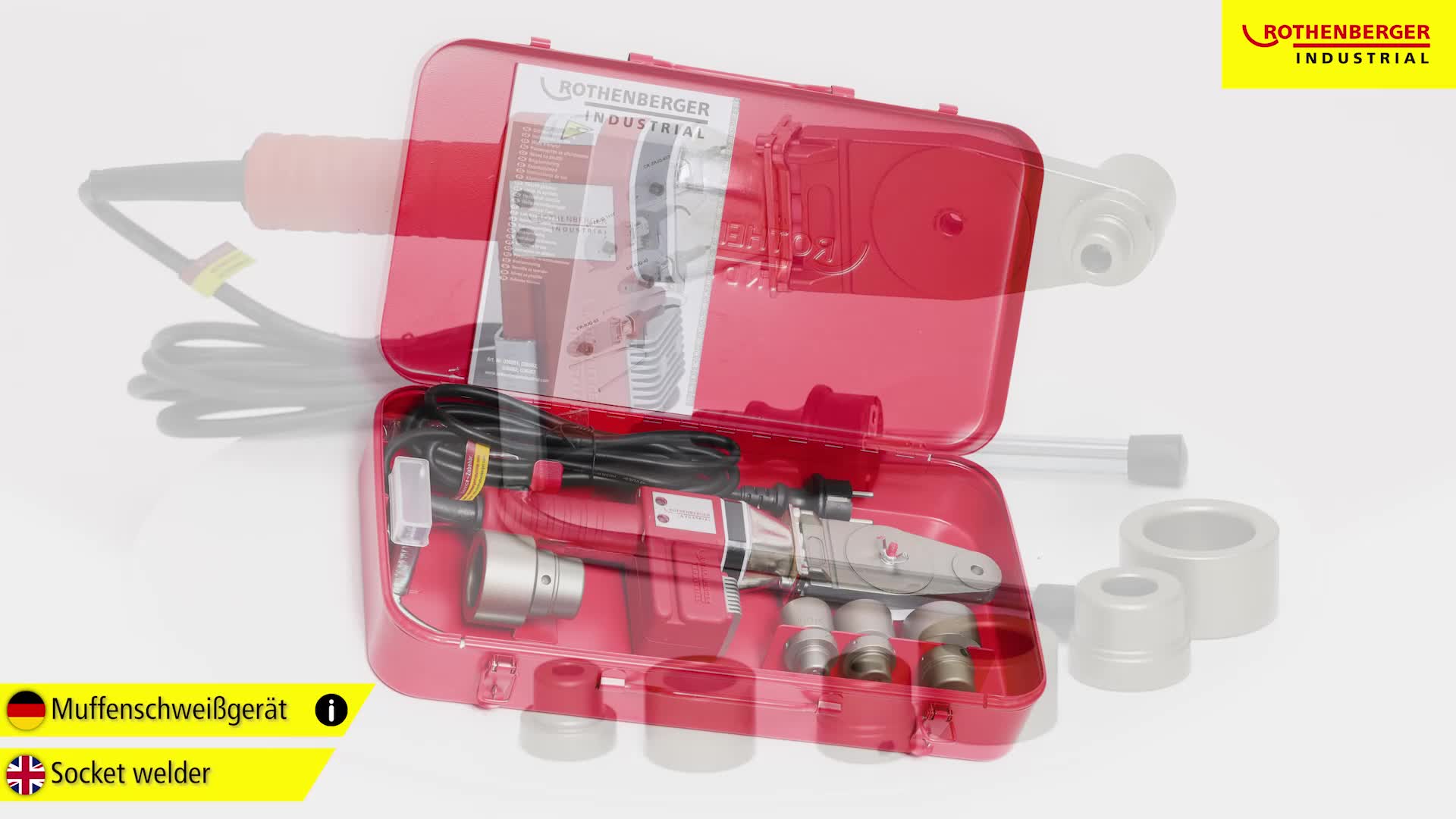 ROTHENBERGER Industrial Muffenschweißgeraet inkl. Muffen Produktbild-Vorschau 7