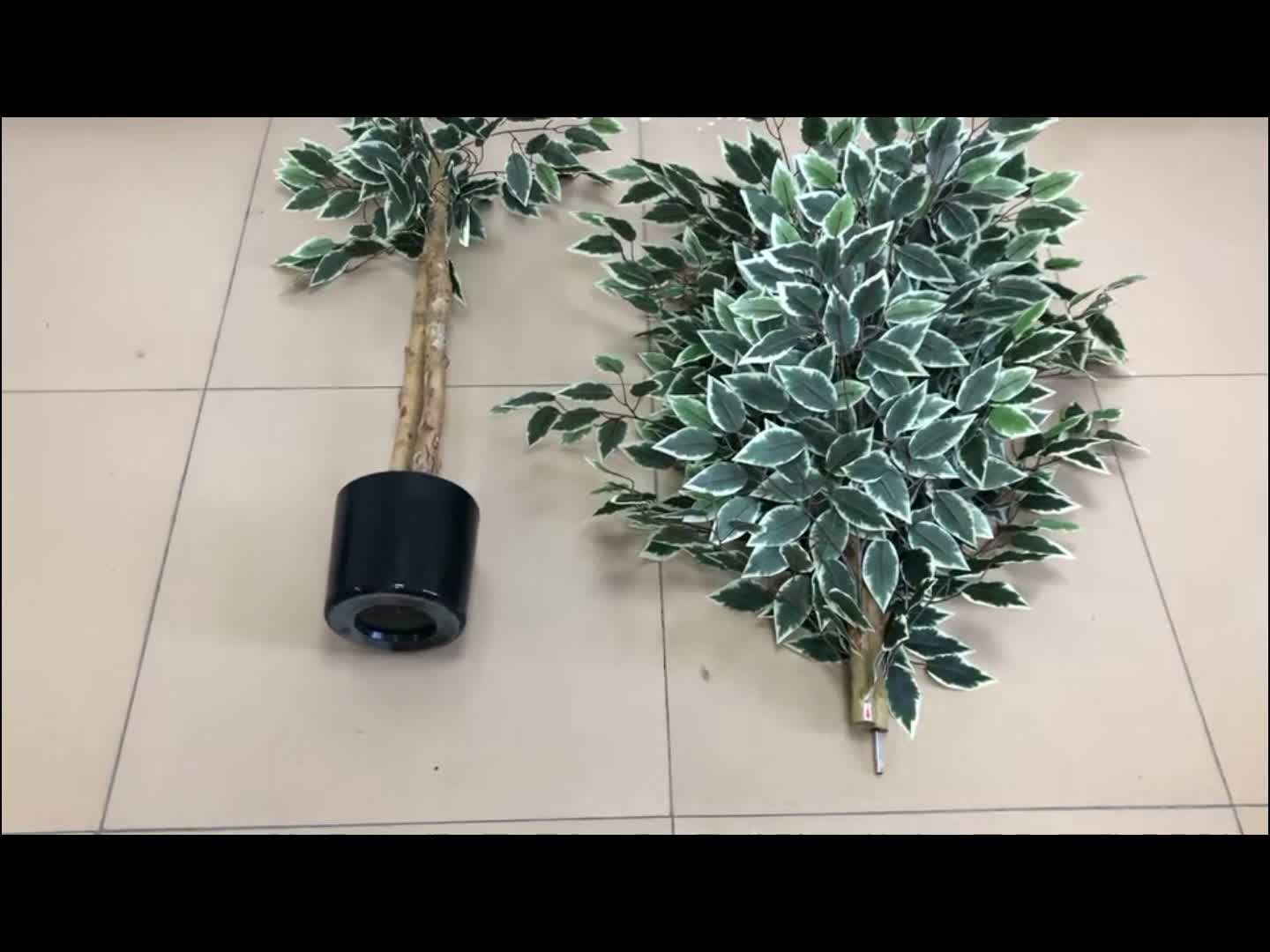 VEVOR Künstlicher Ficusbaum, 1524 mm, mit schwarzem Topf, Produktbild-Vorschau 7
