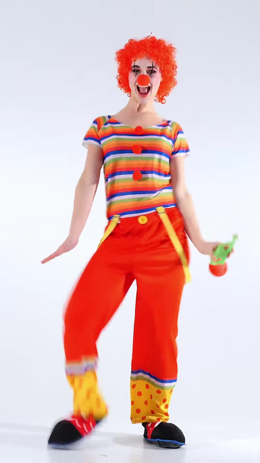 dressforfun® Frauenkostüm Clown Leonie Produktbild-Vorschau 5