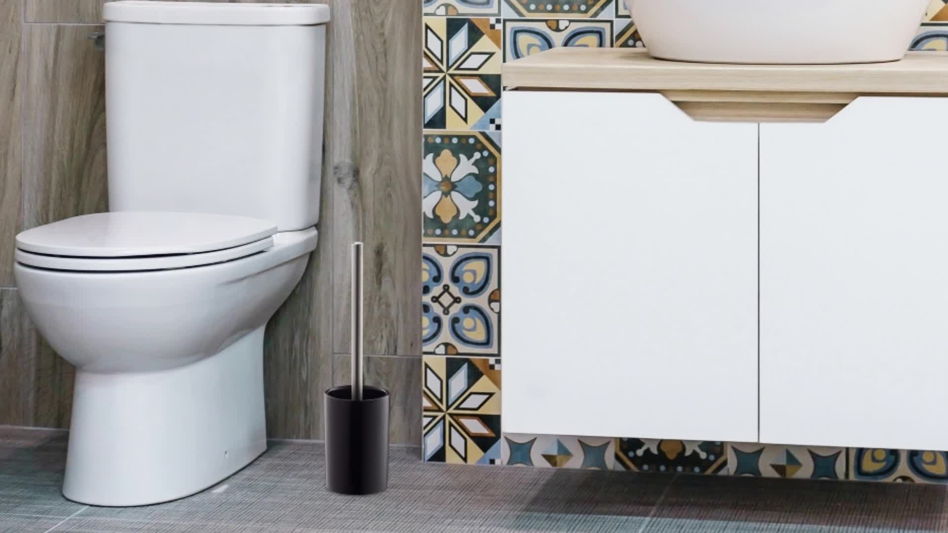 2 x WC-Garnitur Keramik im Set, WC-Bürstenhalter mit Produktbild-Vorschau 7