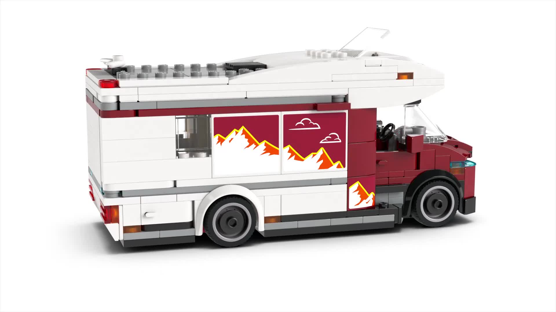 LEGO City Abenteuer-Wohnmobil - Wohnwagen Spielzeug für Produktbild-Vorschau 7