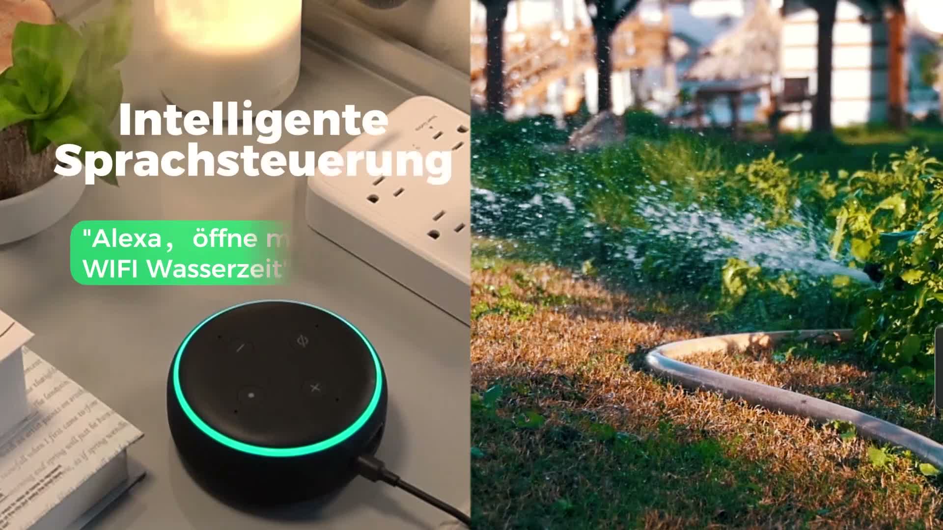 Diivoo Bewässerungscomputer WLAN mit Messing EIN-/Auslässe Produktbild-Vorschau 7