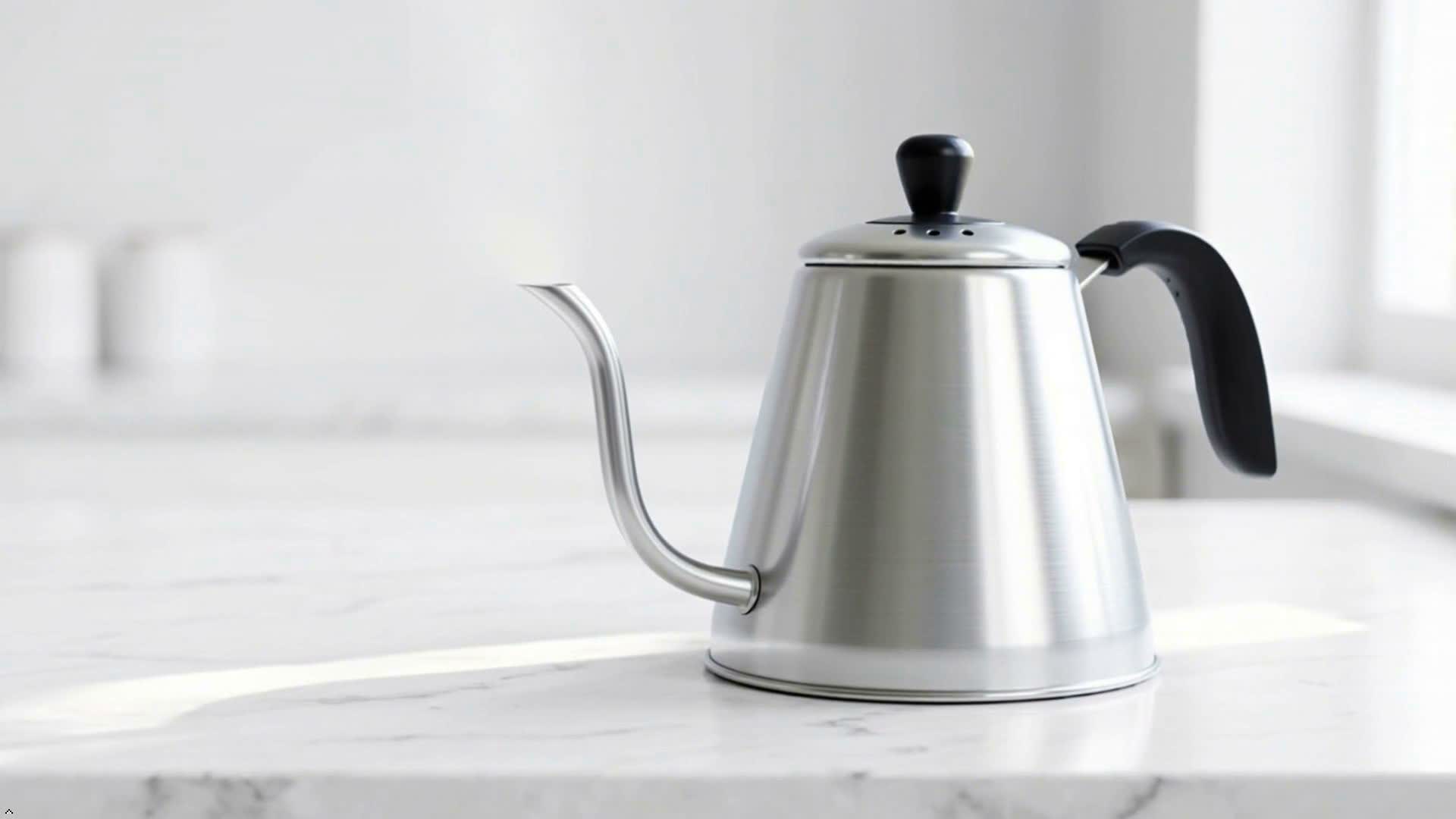 Greenmigo Pour Over Bollitore per Caffè 1L,Beccuccio Lungo Anteprima dell’immagine prodotto 7