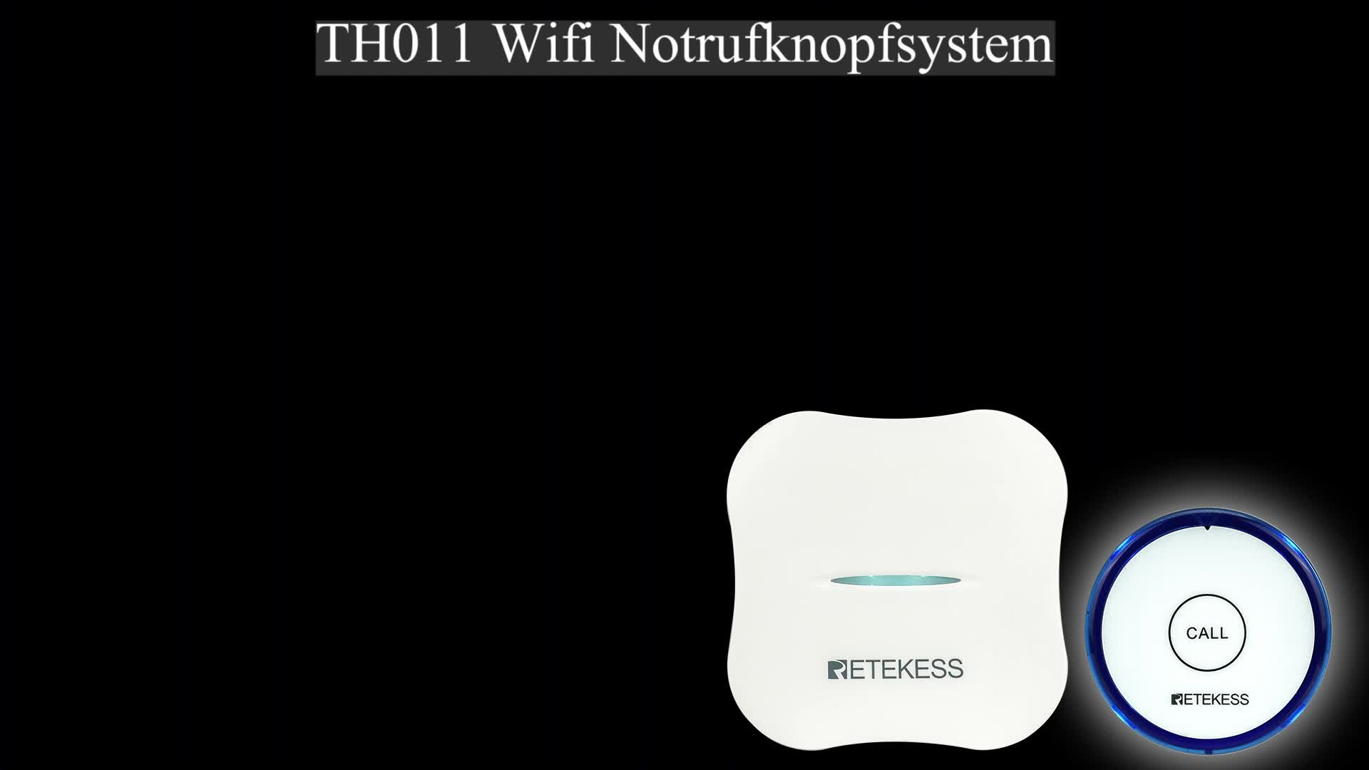 Retekess TH011-TH013 WiFi Notrufknopf für Senioren Auf Produktbild-Vorschau 7