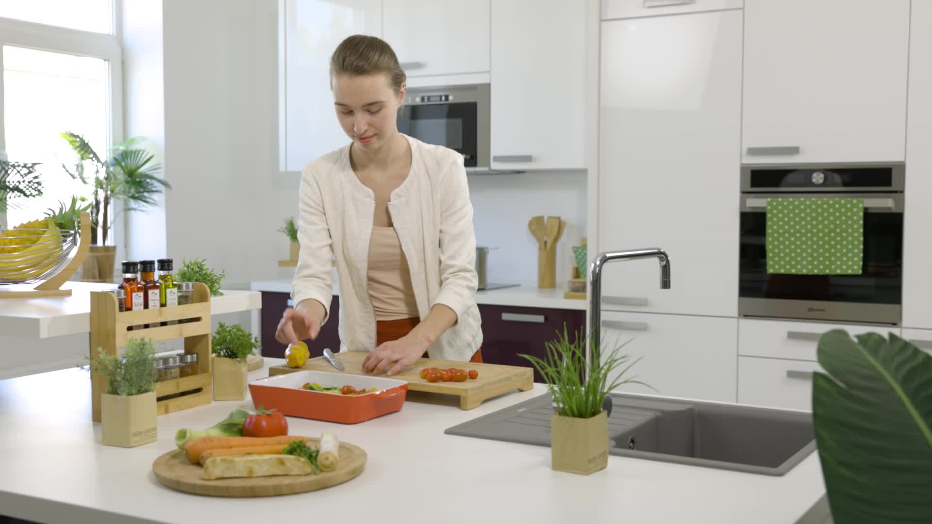 Relaxdays Gewürzregal Bambus, Gewürzständer 2 Etagen, HBT: Produktbild-Vorschau 7