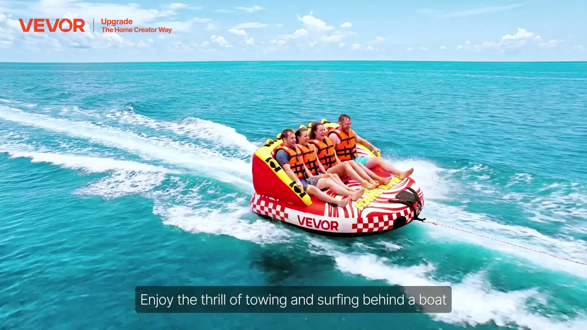VEVOR Towable Tube für Boote, Wassersport-Schleppreifen für Produktbild-Vorschau 7