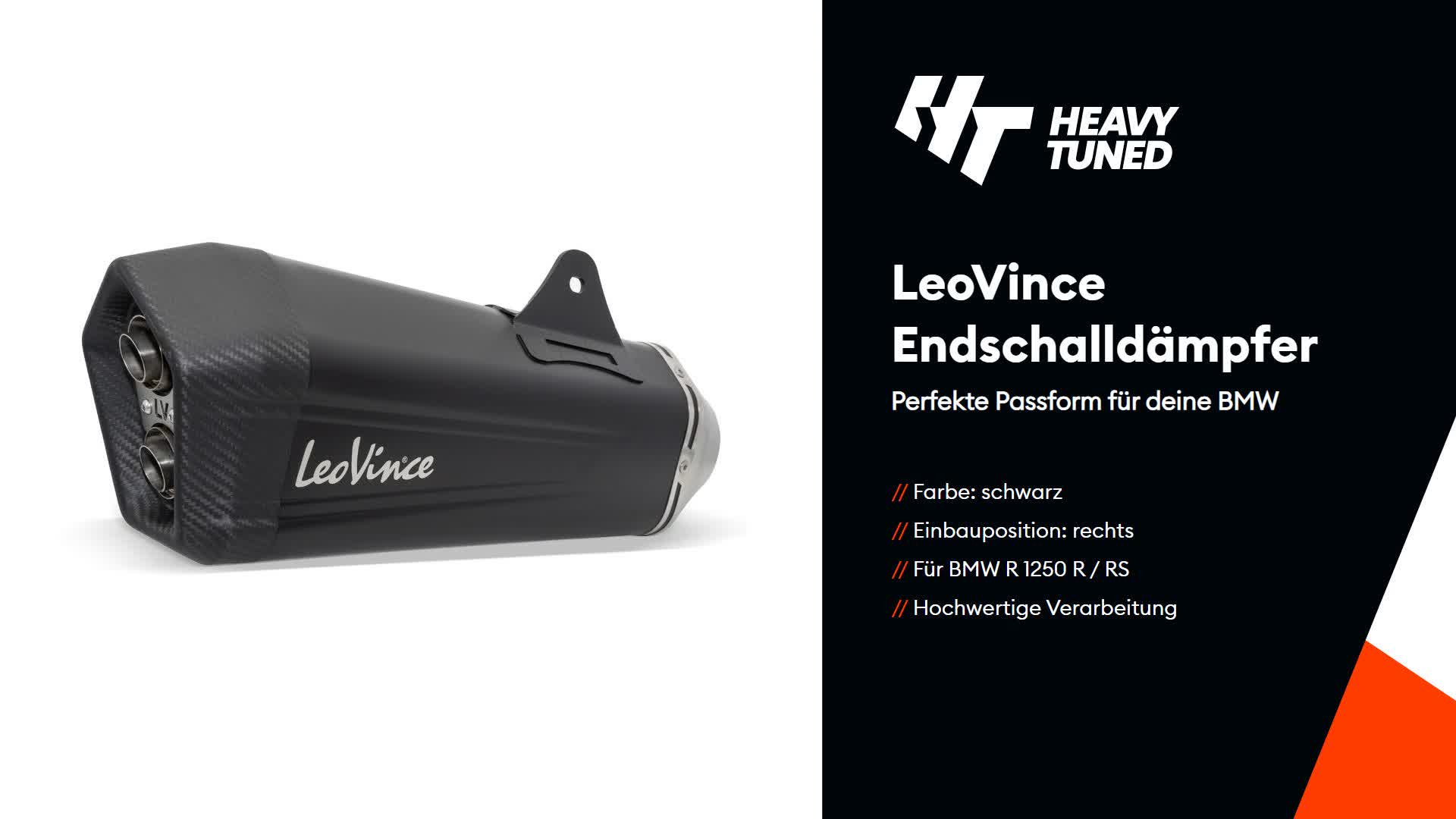 LeoVince Endschalldämpfer kompatibel mit BMW R 1250 R / RS, Produktbild-Vorschau 4