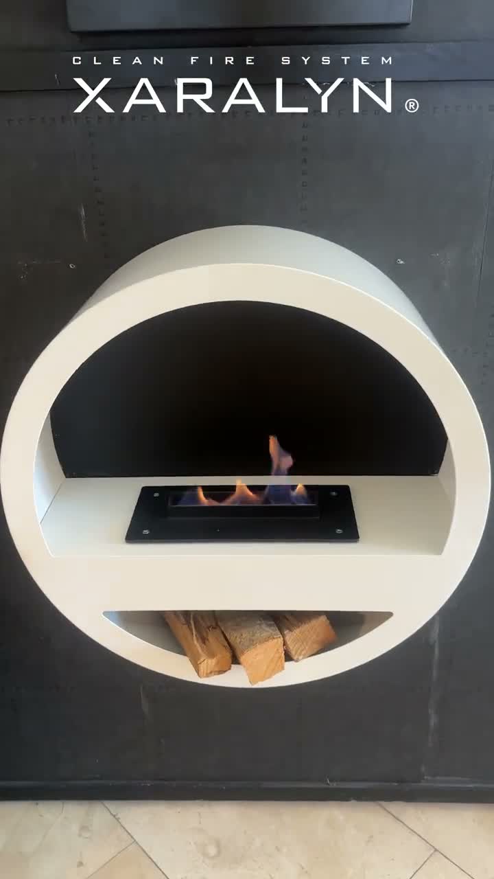 Xaralyn Bioethanol-Wandkamin - Orbit - Schwarz - 2,5 kW Produktbild-Vorschau 7