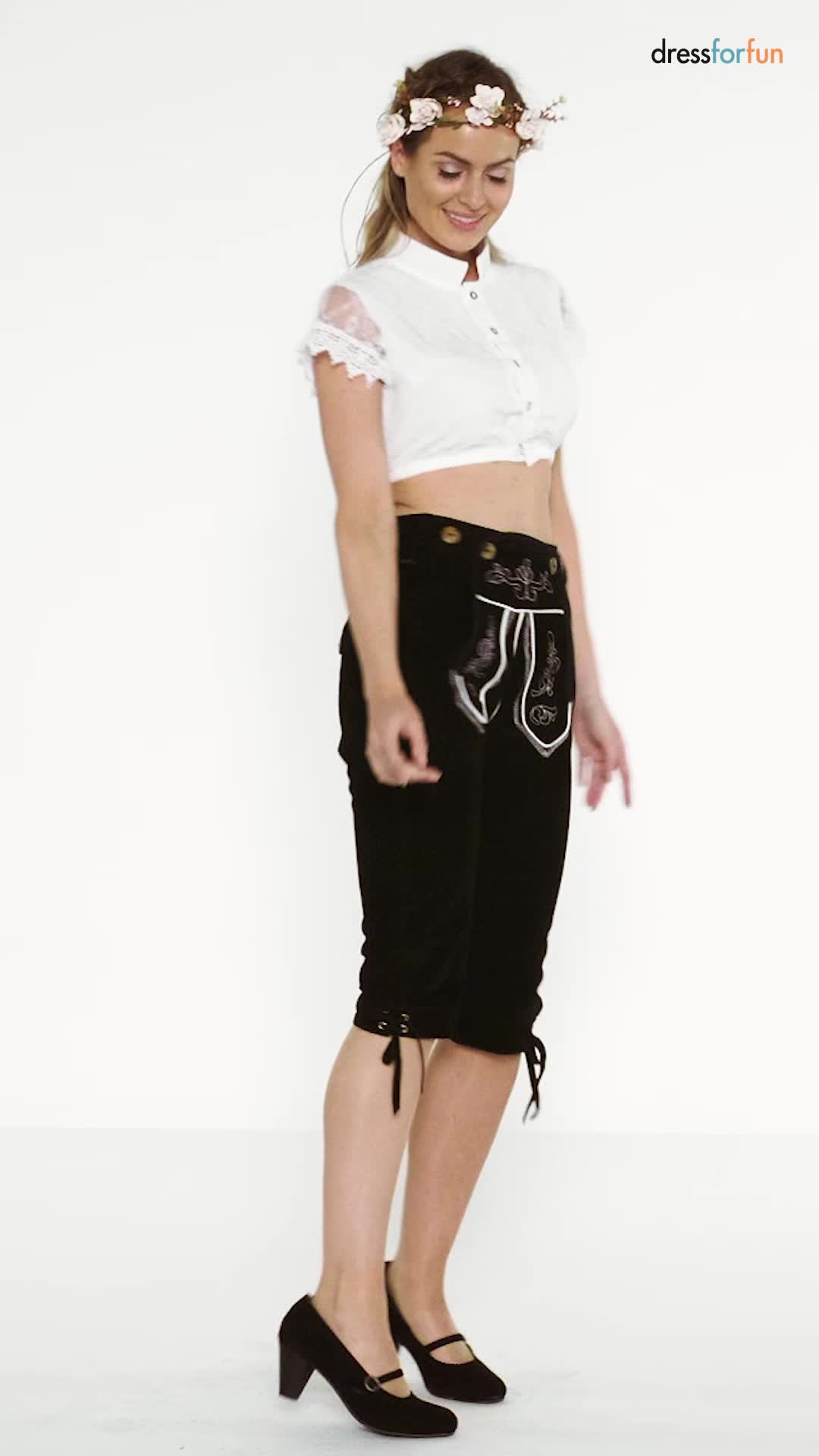 Dirndlbluse Vroni - S Produktbild-Vorschau 7