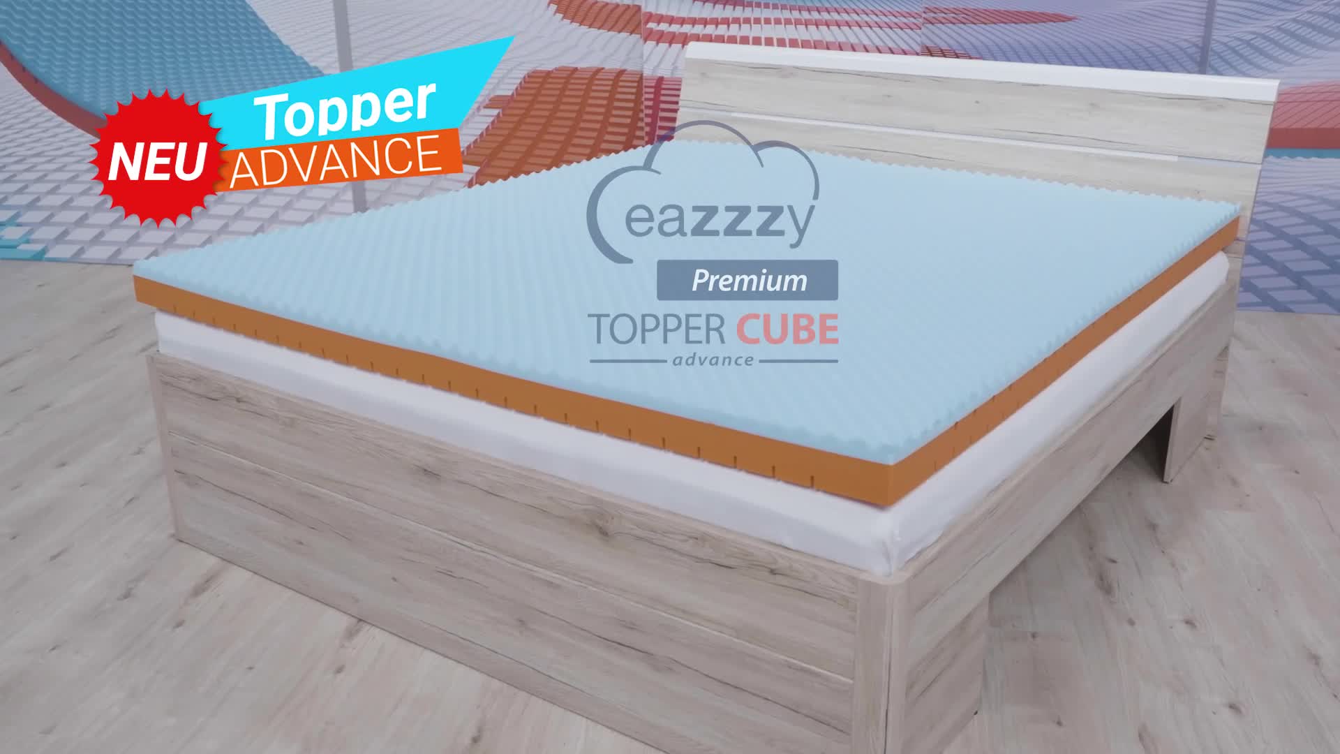 Genius eazzzy Topper Premium Cube Advance 9 cm Höhe, Produktbild-Vorschau 7