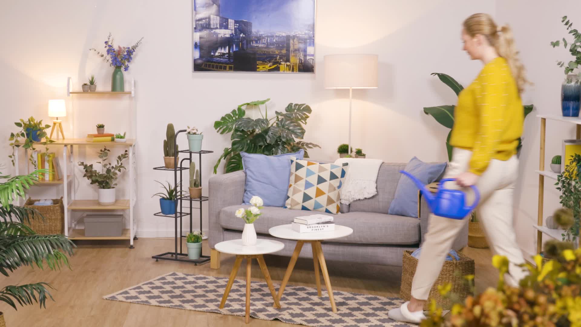 Relaxdays Pflanzenständer, 5 Ablagen, Pflanzentreppe Blumen Produktbild-Vorschau 7