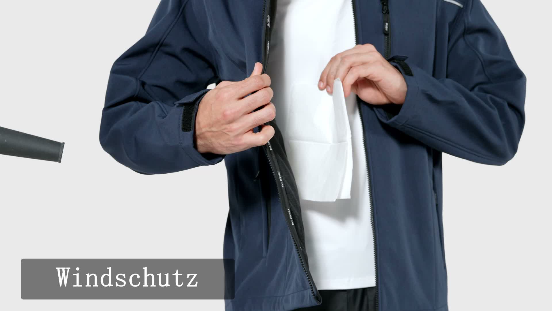 BUBW – Herren Softshell Jacke mit abnehmbarer Kapuze – Produktbild-Vorschau 7