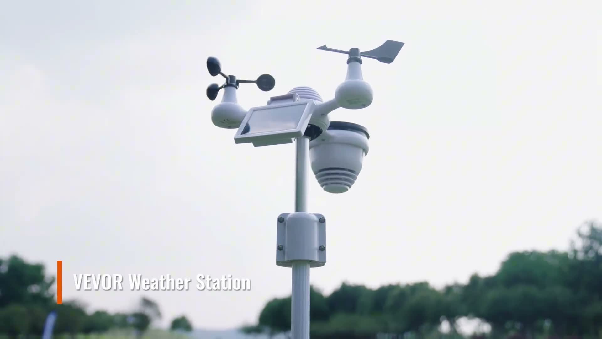 SucceBuy 7in1 Wetterstation Funk 7,5-Zoll-Farbdisplay Produktbild-Vorschau 7