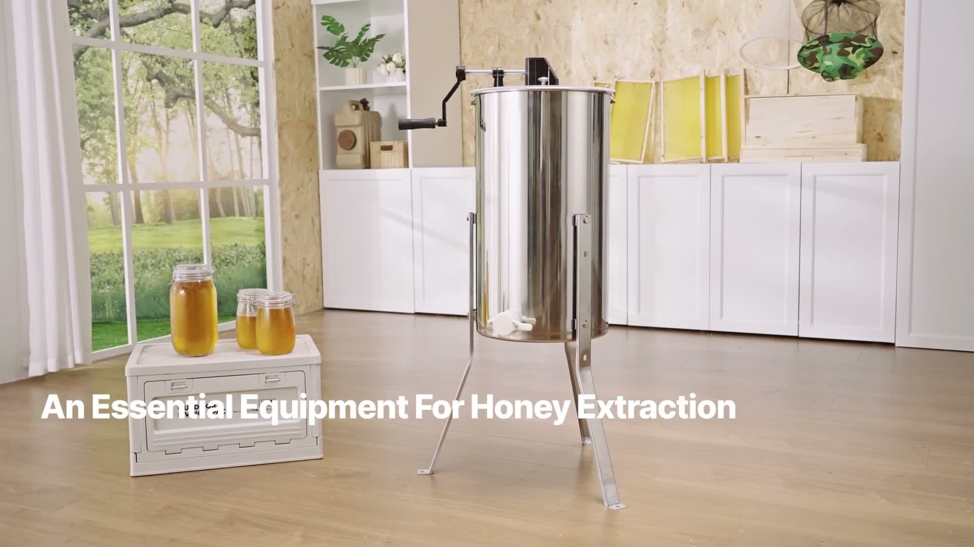 SucceBuy Smelatore manuale con 2 telai per apicoltura Anteprima dell’immagine prodotto 7