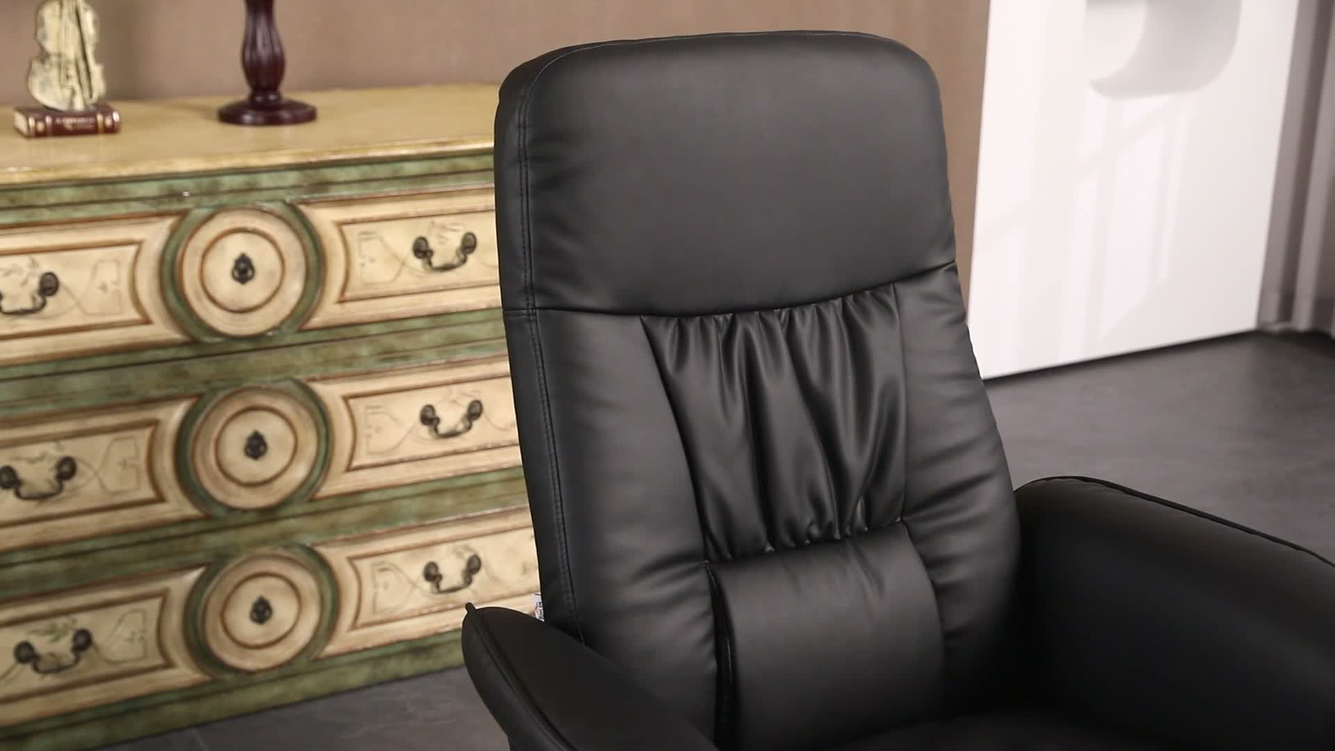 HOMCOM Relaxsessel mit Hocker, Fernsehsessel TV Sessel mit Produktbild-Vorschau 7