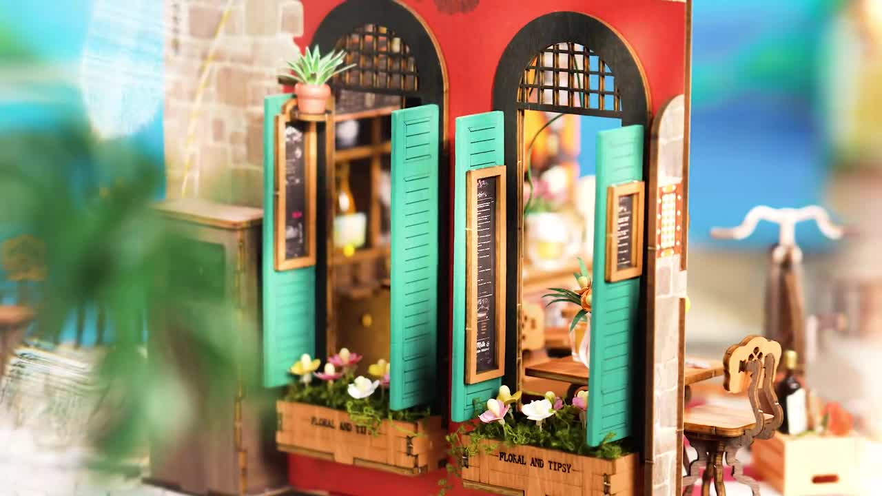 3D-Puzzle, Mini House DIY Cheers – Bar und Restaurant, Produktbild-Vorschau 7