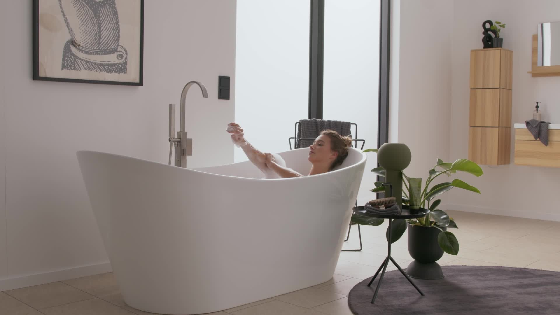 Freistehende Badewanne Ovalo 170 x 80 x 72 cm Produktbild-Vorschau 7