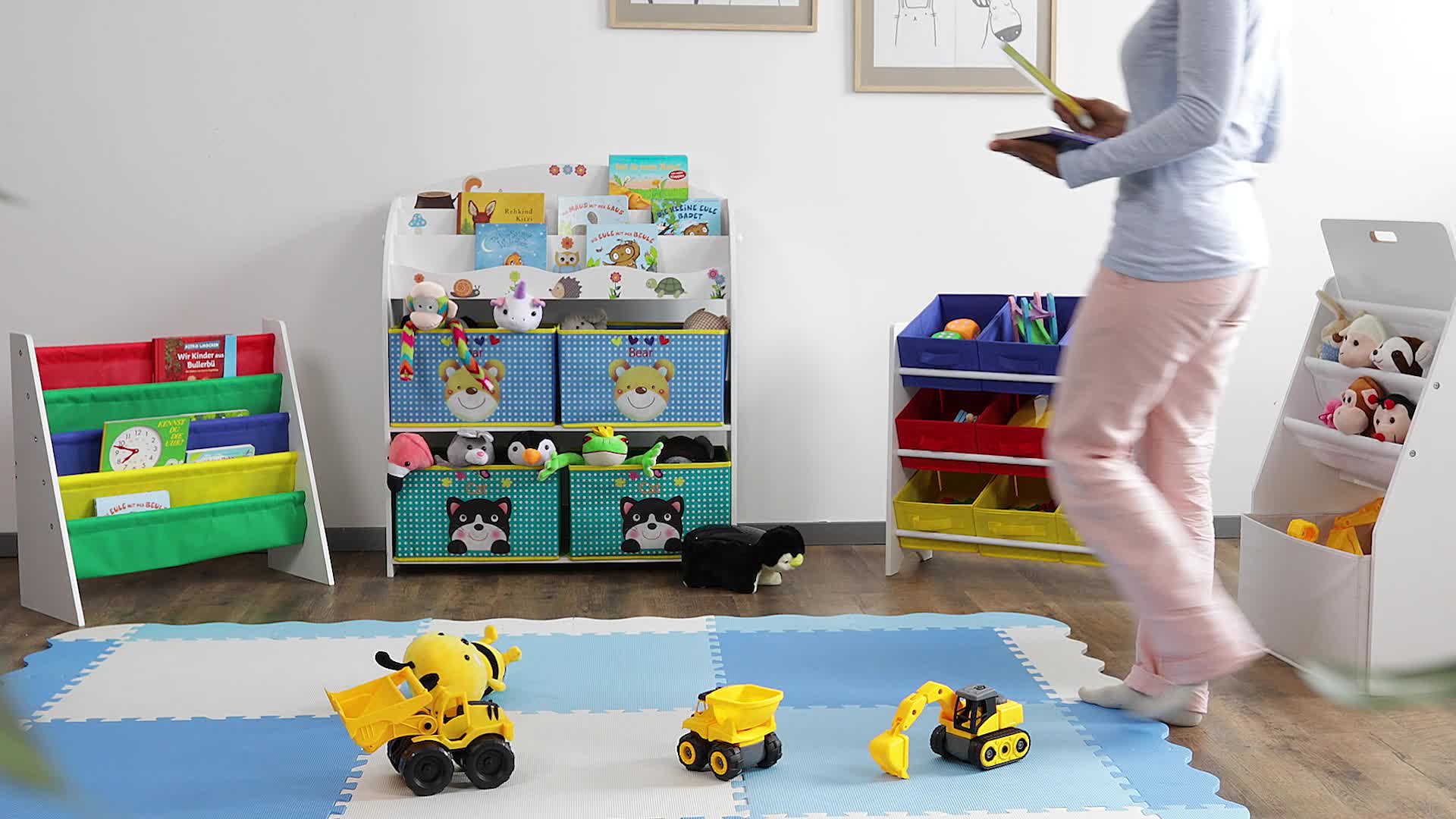 Relaxdays Bücherregal für Kinder, Aufbewahrungsregal, Produktbild-Vorschau 7