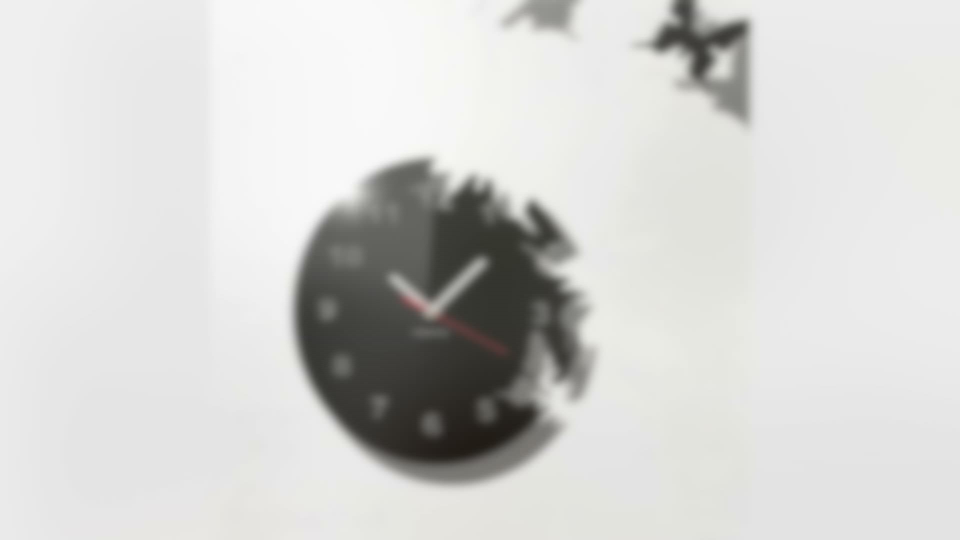 Moderne Wanduhr Schmetterlinge 3D – Leise Uhr Ohne Ticken, Produktbild-Vorschau 7