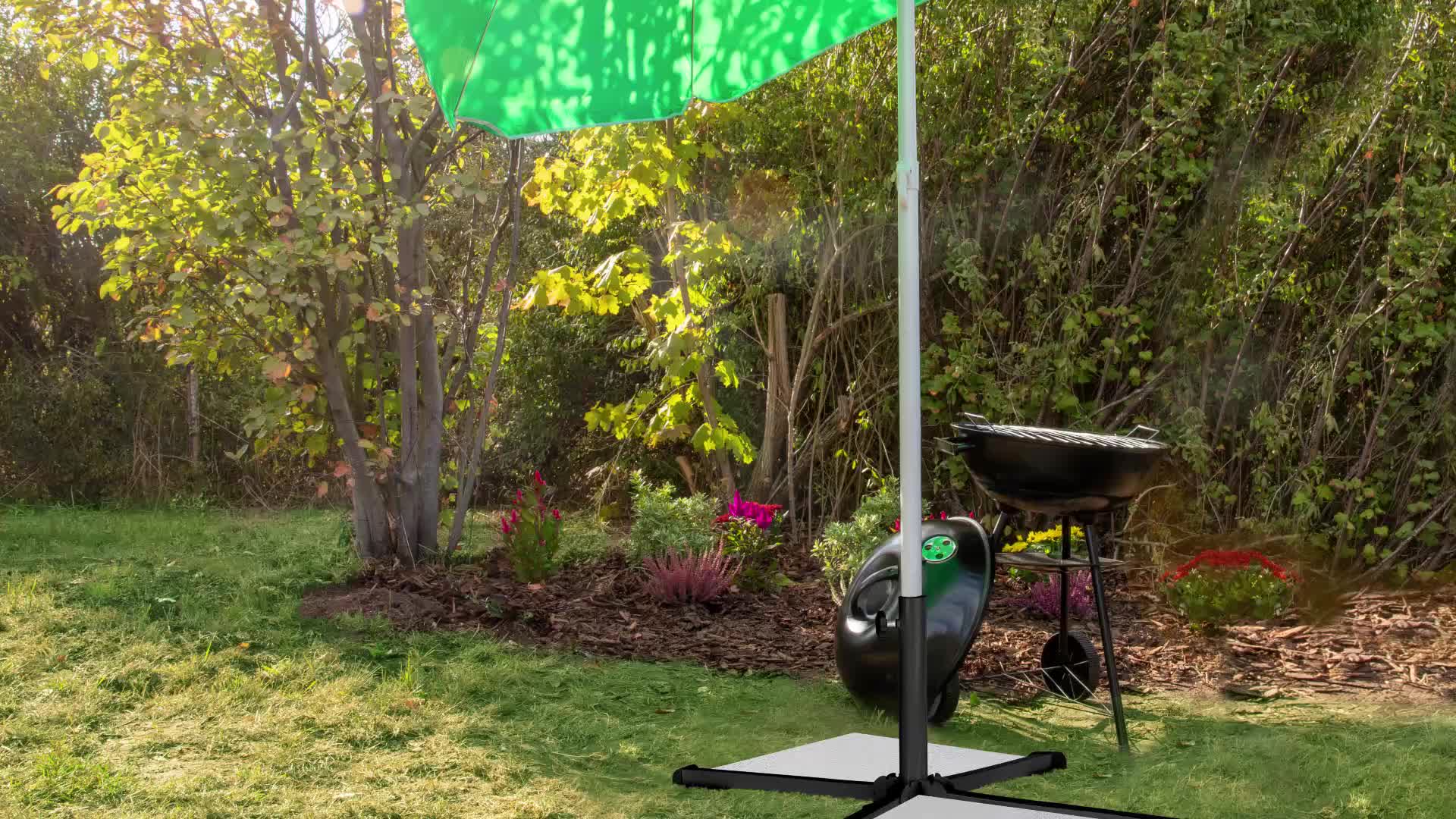 Relaxdays Platten Sonnenschirmständer, für Schirmstangen Produktbild-Vorschau 7