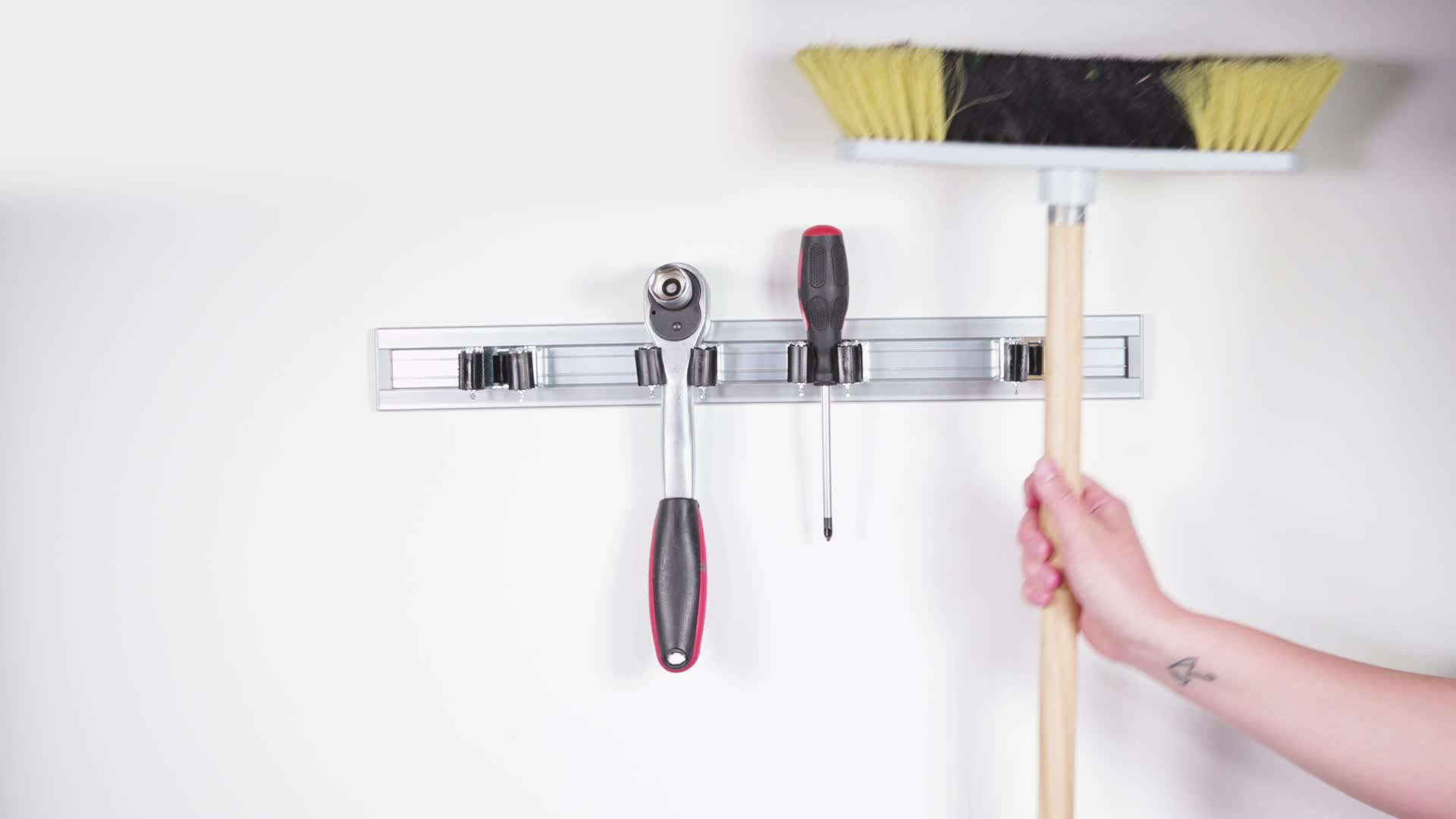 3 x Gerätehalter Wandhalterung, Werkzeughalter für Wand, Produktbild-Vorschau 7