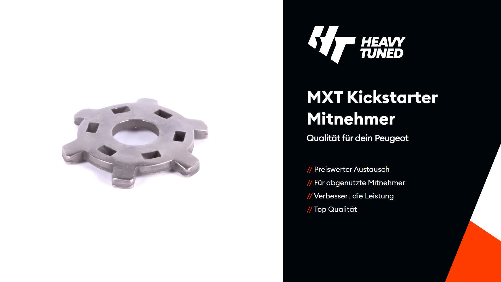 Maxtuned Kickstarter Mitnehmer / Sternscheibe kompatibel Produktbild-Vorschau 4