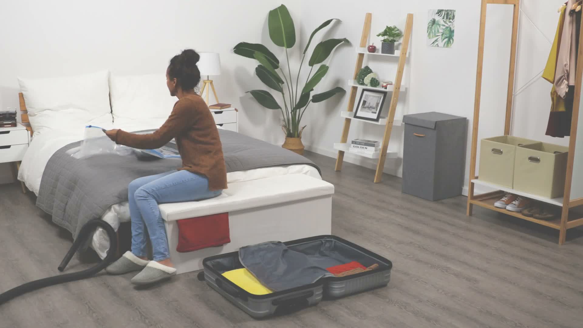 Relaxdays Vakuumbeutel, 6er Set, XL Kompressionstüten Produktbild-Vorschau 7