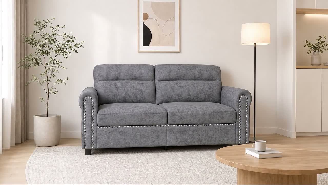 BEALIFE 2-Sitzer Sofa 152x76x84 cm, mit Stauraum, Kompaktes Produktbild-Vorschau 7