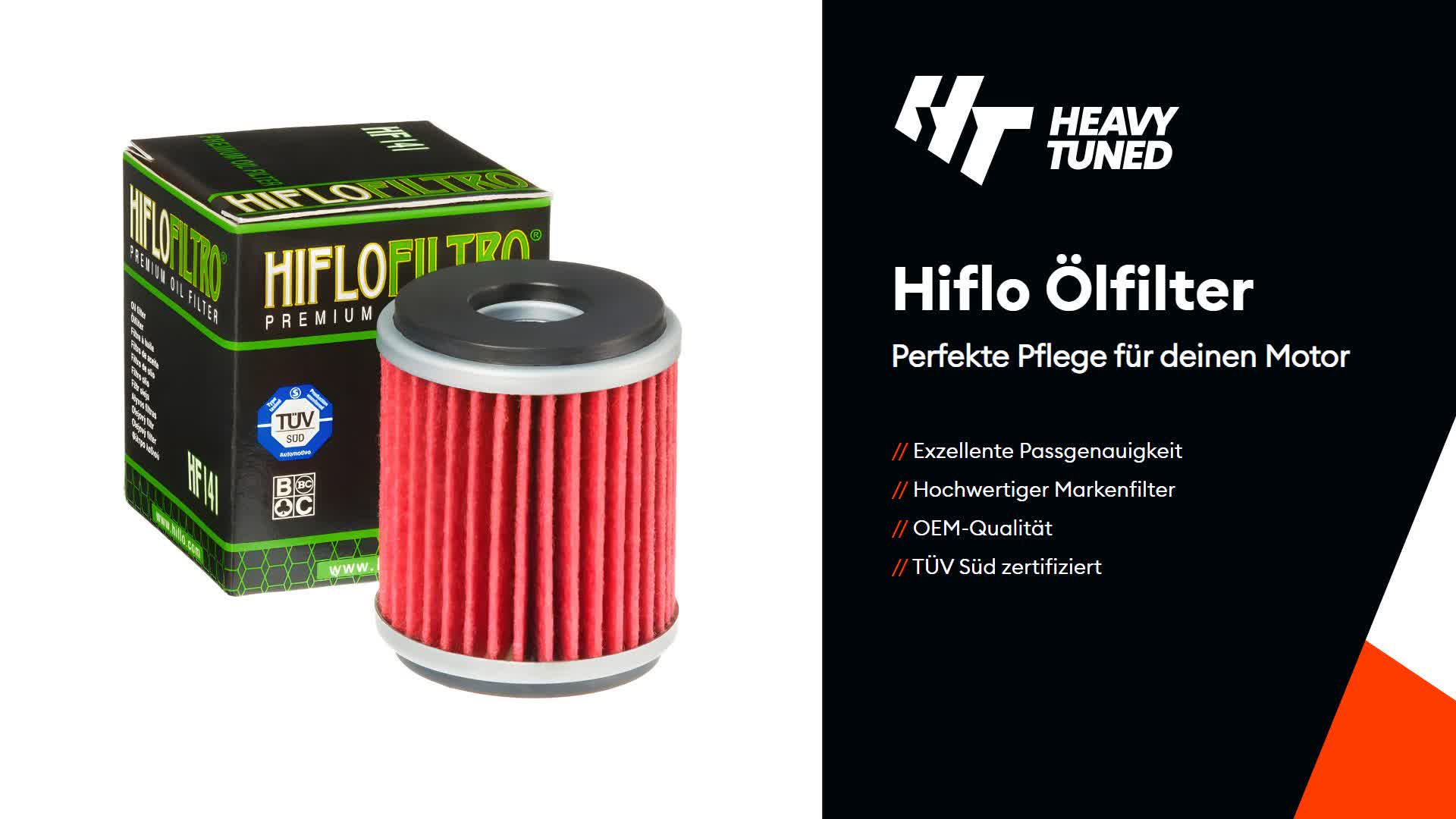 Hiflo Ölfilter HF141 kompatibel mit Beta RR 125, TM SMR 450 Produktbild-Vorschau 3