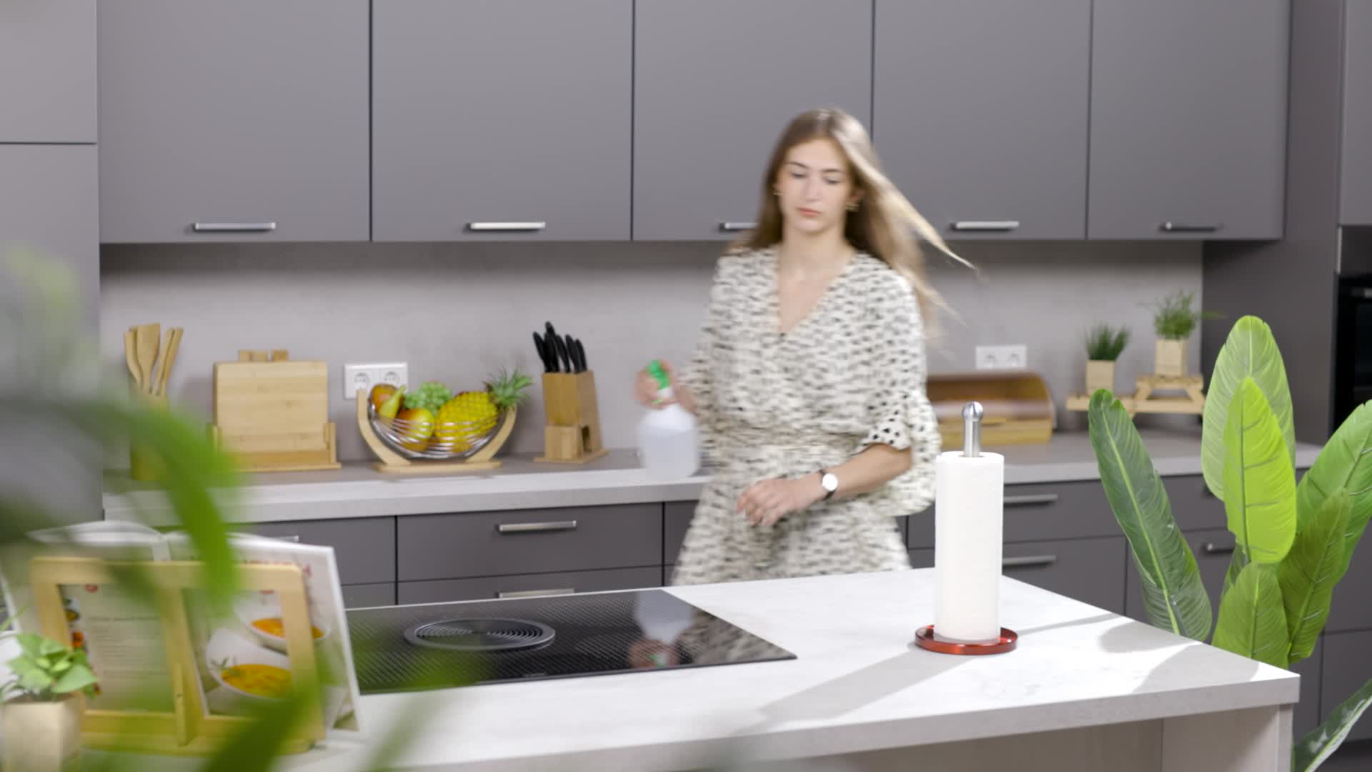 Relaxdays Küchenrollenhalter stehend, Edelstahl, Produktbild-Vorschau 7