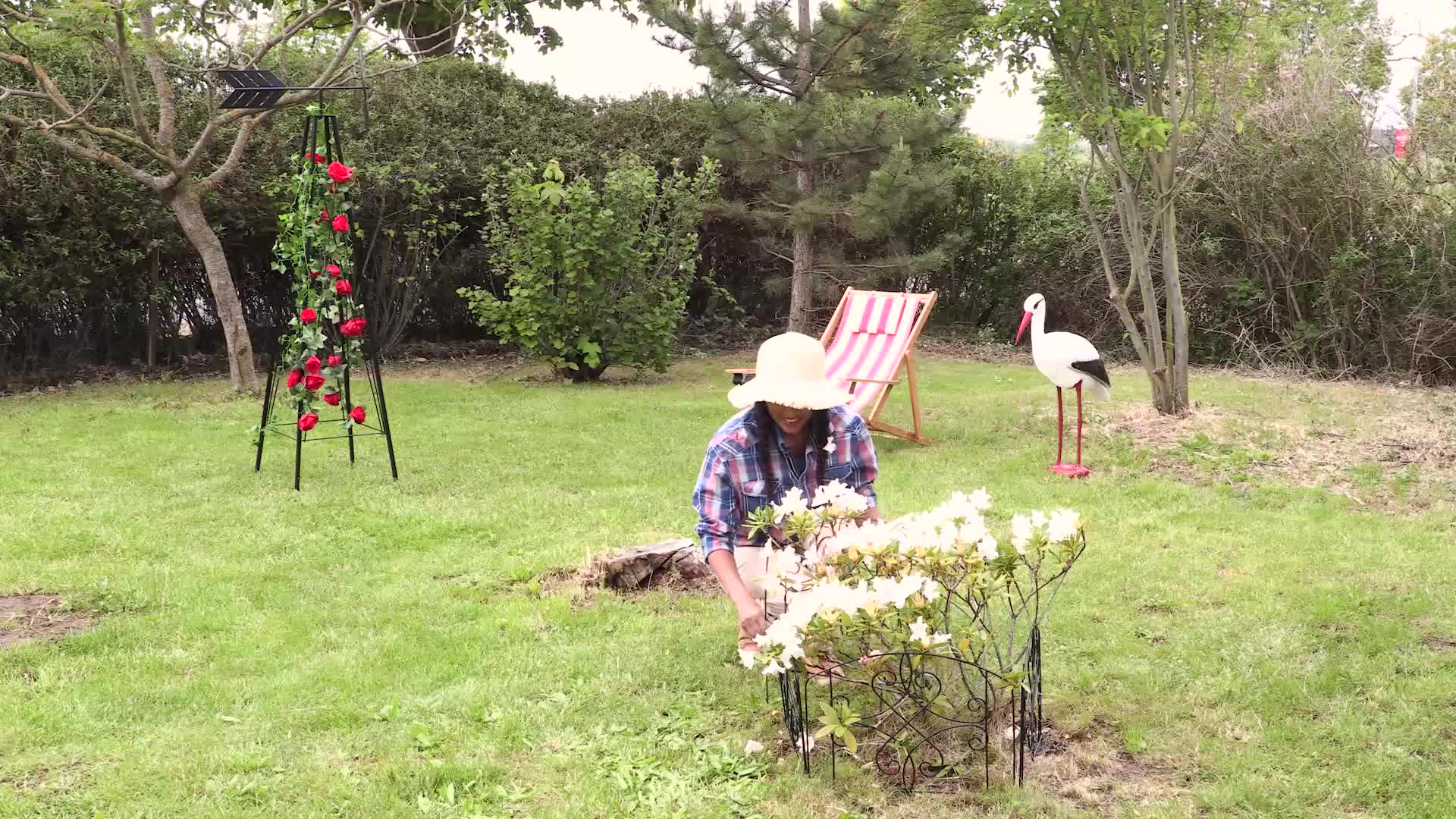 12 tlg. Beetzaun Set, Beetumrandung für Garten, Dekozaun Produktbild-Vorschau 7