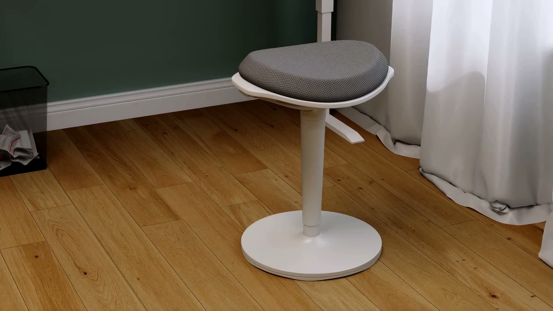HOMCOM Sitzhocker ergonomischer Bürohocker, 56,5-71,5 cm Produktbild-Vorschau 7