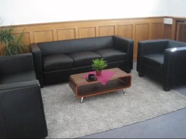 3-2-1 Couchgarnitur Lille  Kunstleder, dunkelgrau Produktbild-Vorschau 7