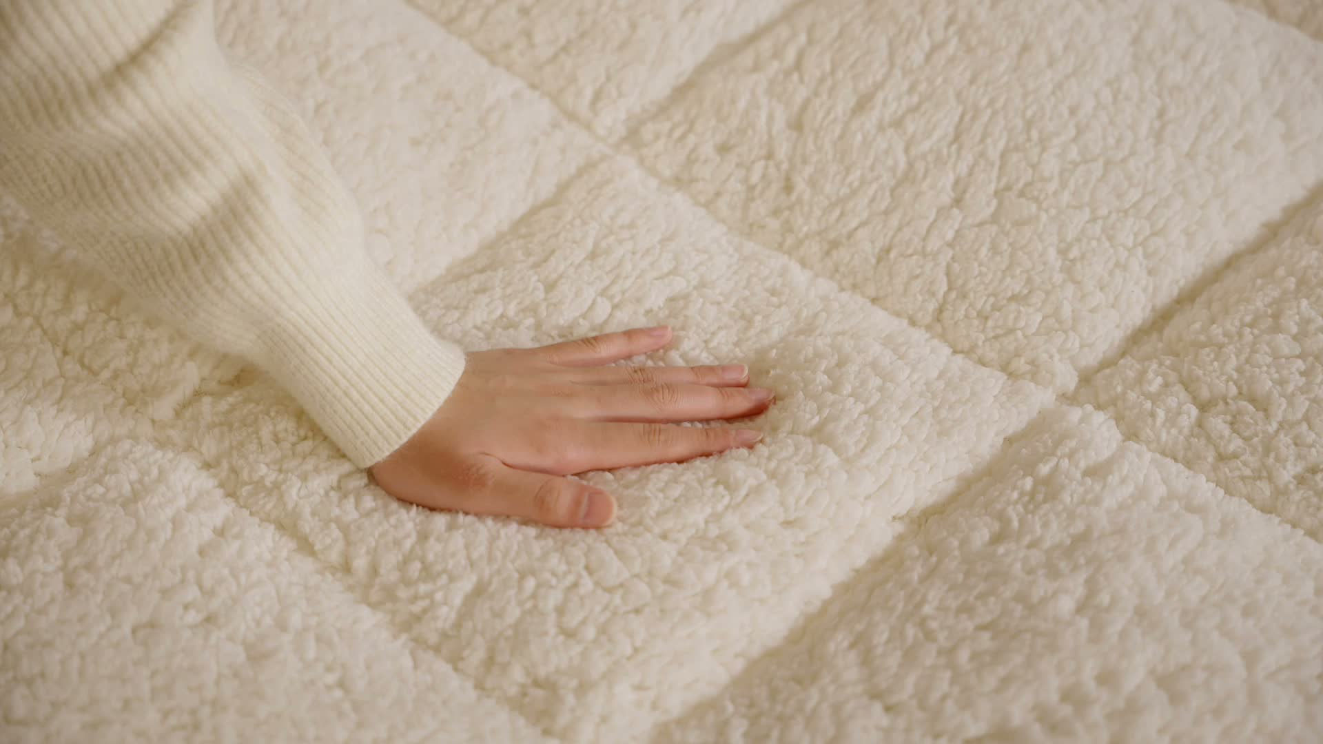 CASABEL Edredón Invierno 600g/m², Sherpa, 240x260cm, Azul Vista previa de la imagen del producto 7