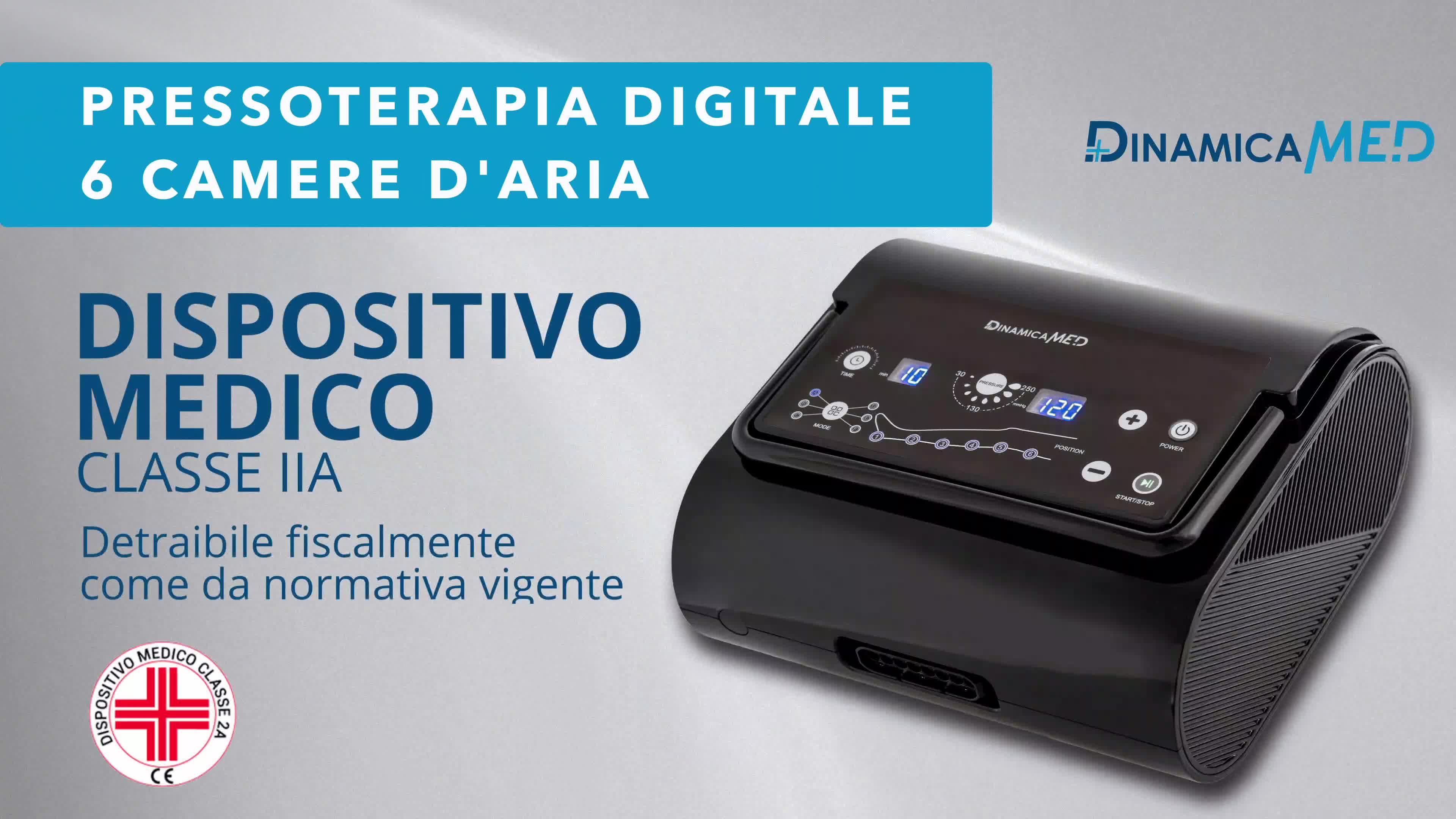 Dinamicamed Premium 6.0 Digitale Compact, Pressoterapia Anteprima dell’immagine prodotto 7