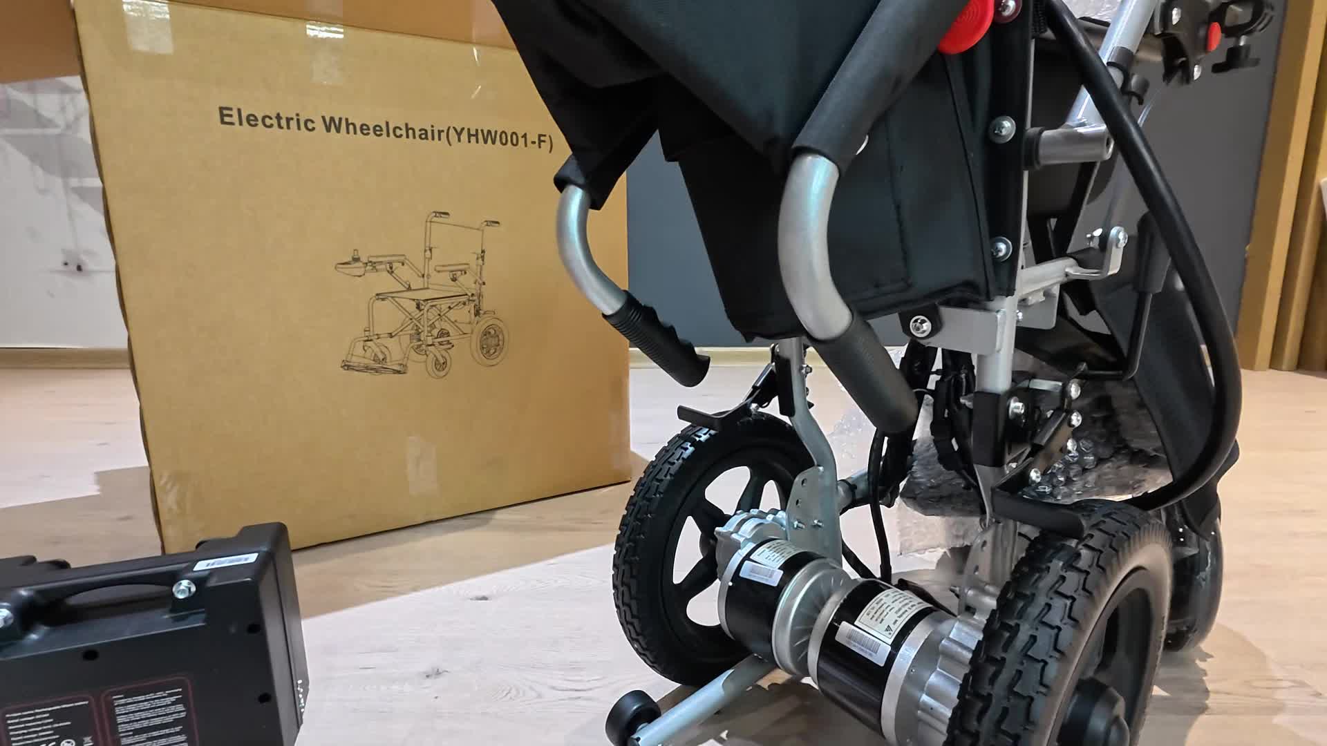 Elektrorollstuhl Elektrisch Faltbar Leicht bis 150KG, Produktbild-Vorschau 7