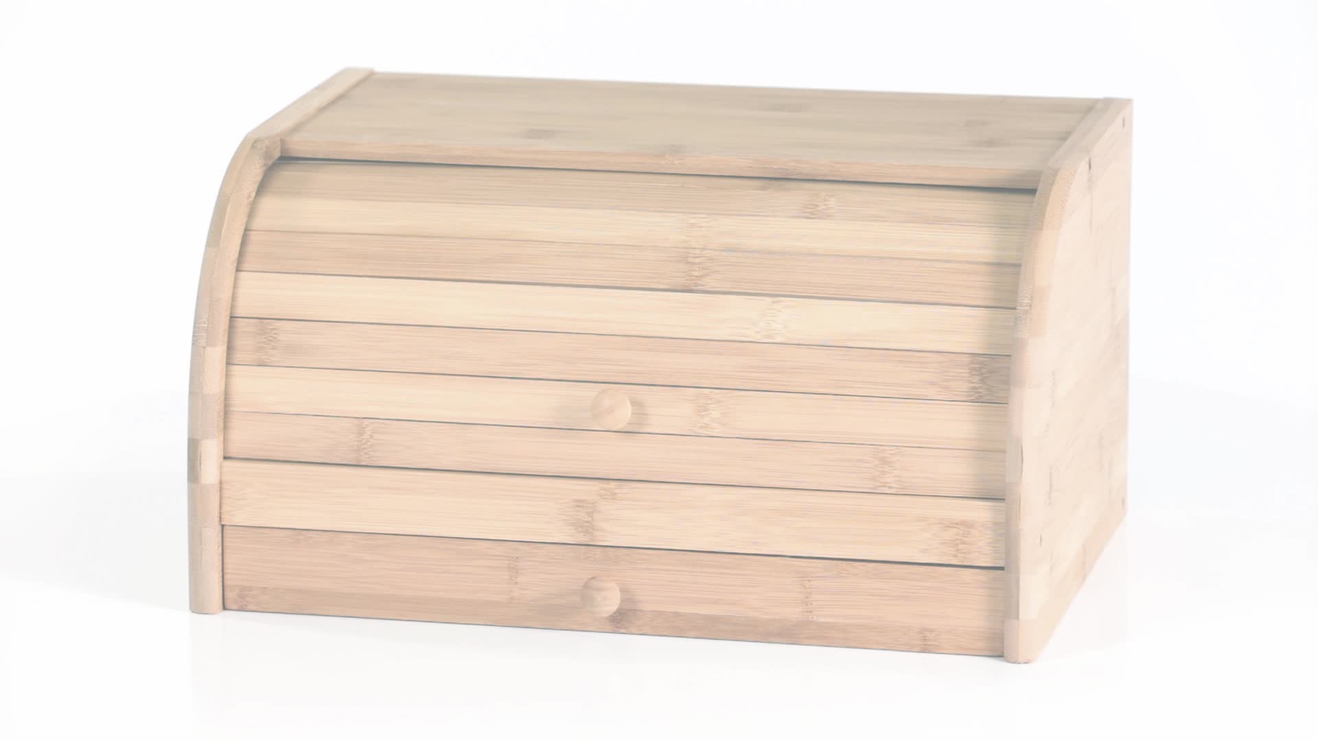Relaxdays Rollbrotkasten mit Schublade, Bambus, aromadicht, Produktbild-Vorschau 7