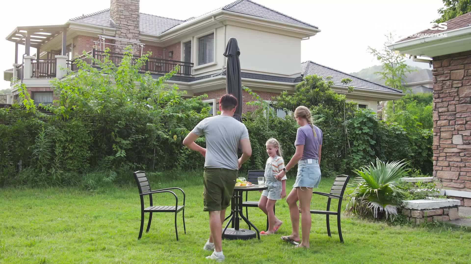 SONGMICS Sonnenschirm ampelschirm Ø300 cm UPF 50+ Produktbild-Vorschau 7