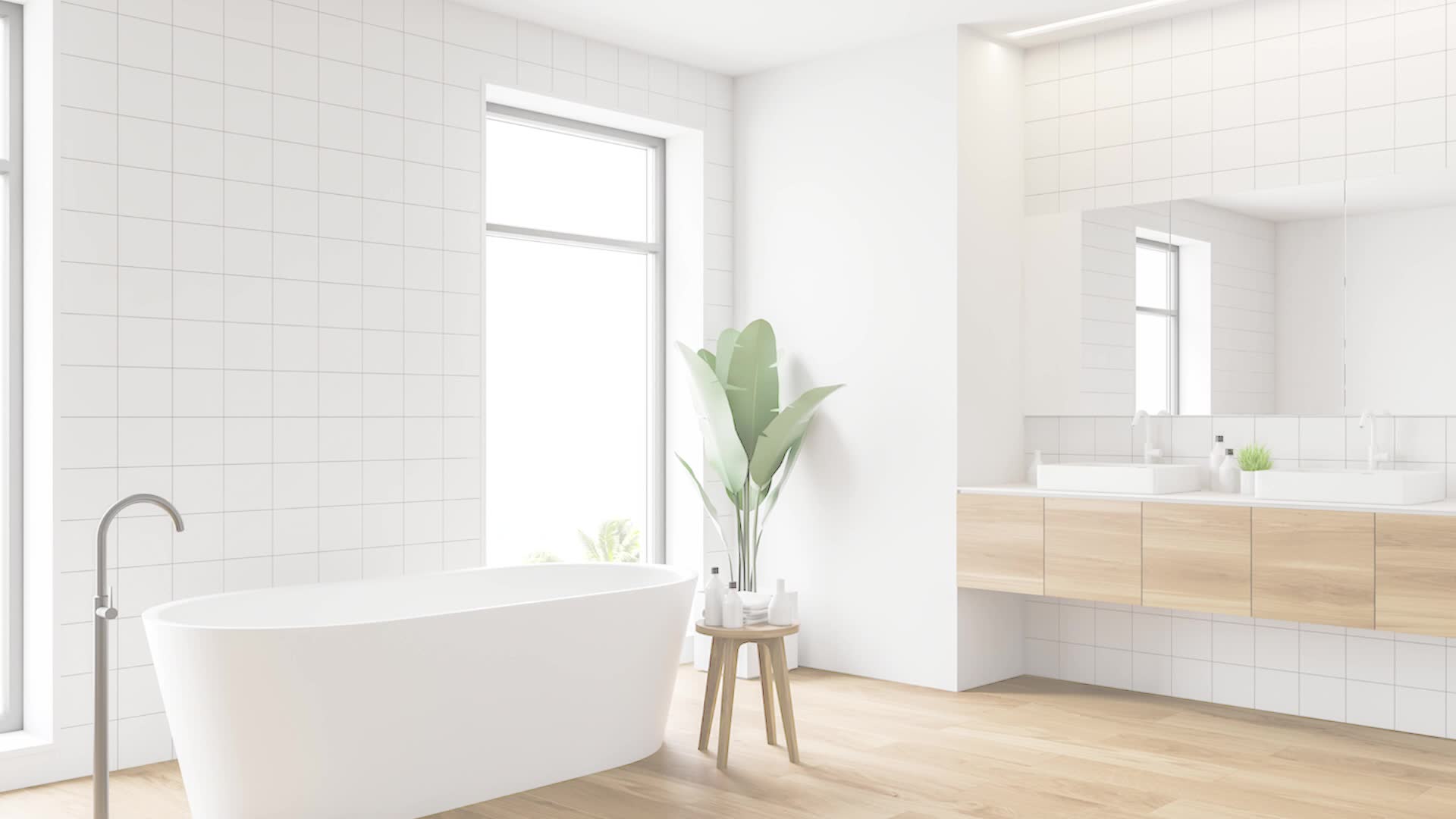 Relaxdays Badezimmerschrank, 2 Schubladen, Türfach, HxBxT: Produktbild-Vorschau 7