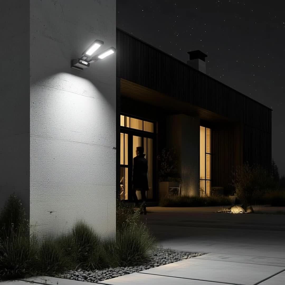 Solar Straßenlampe mit Bewegungs- und Dämmerungssensor IP54 Produktbild-Vorschau 7