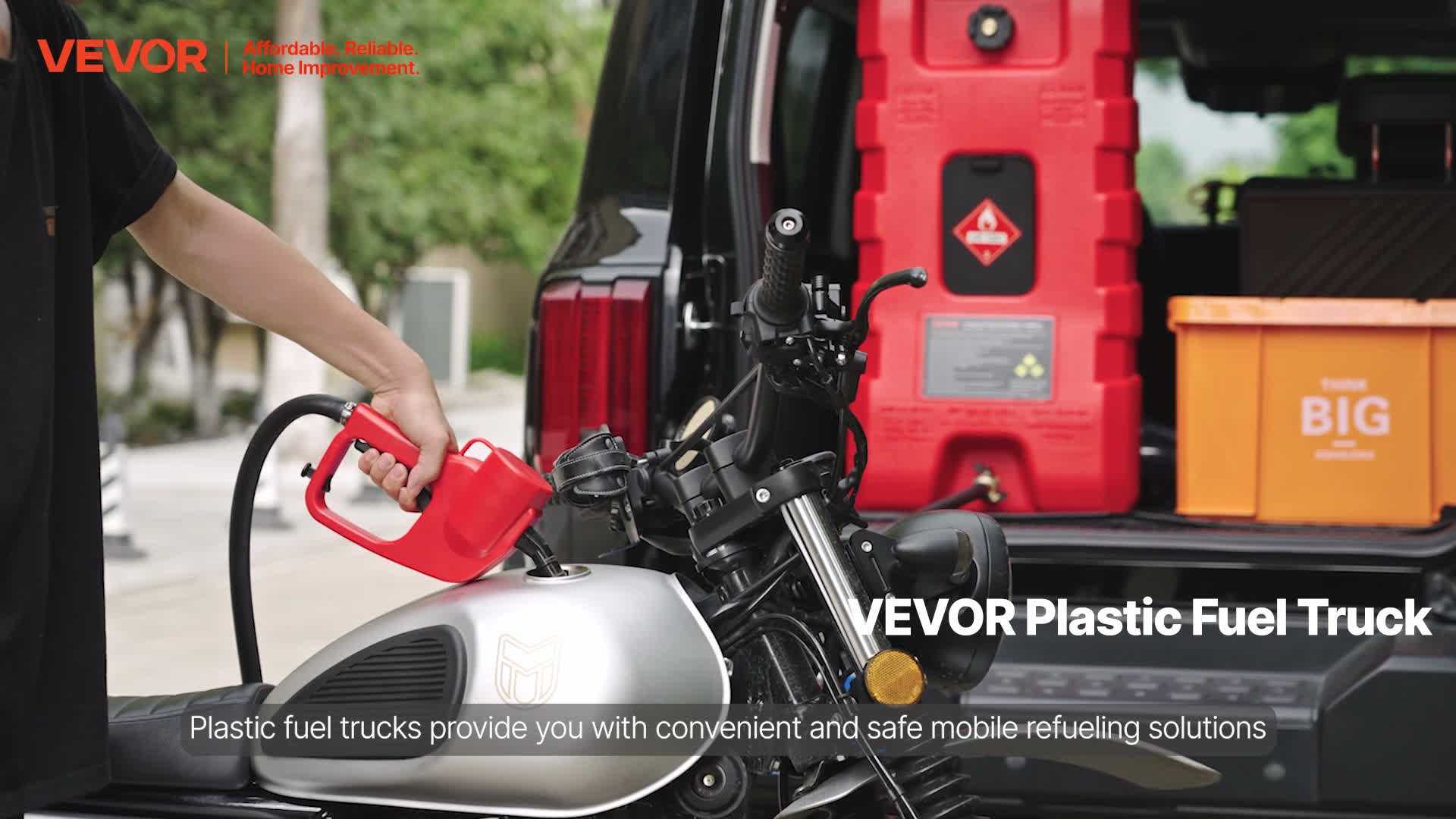 VEVOR Kraftstofftrolley, 56,78 L, Kraftstoffkanister mit Produktbild-Vorschau 7