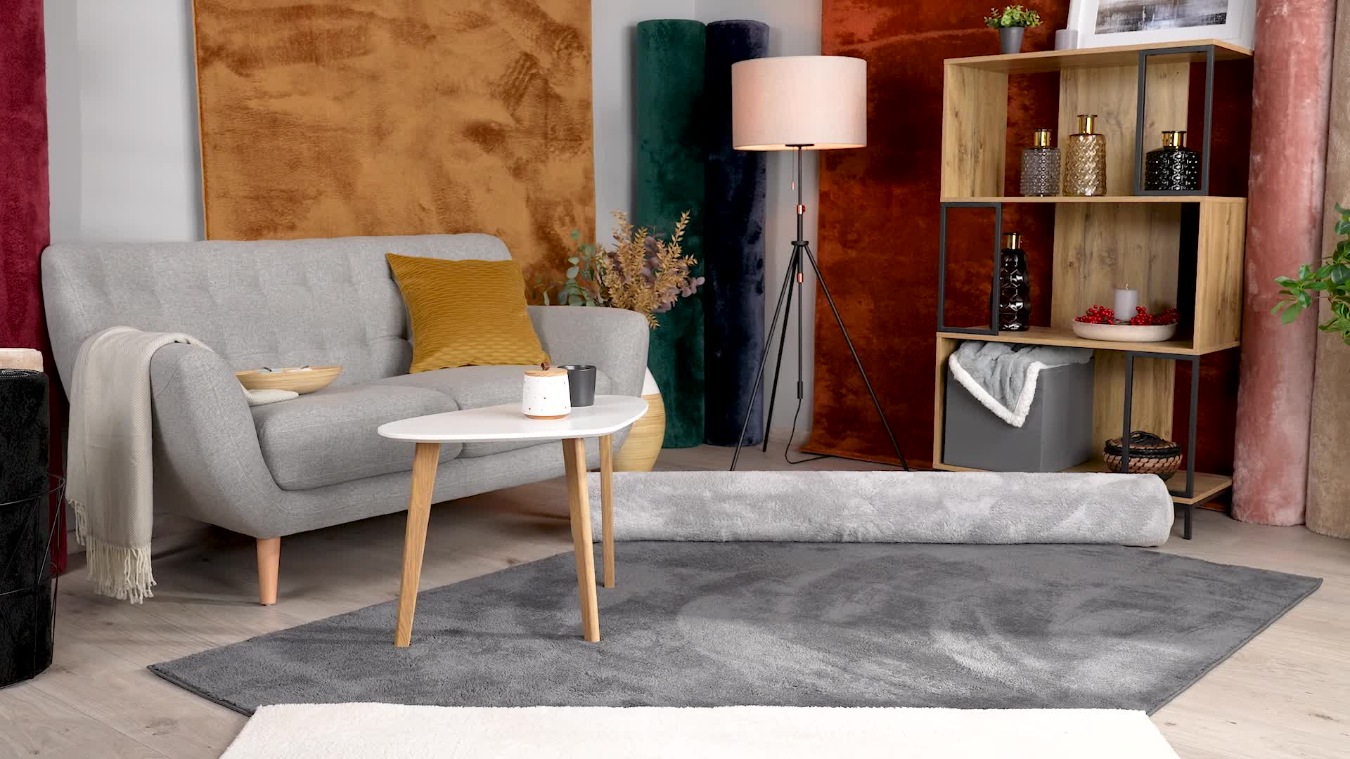 Paco Home Waschbarer Teppich Wohnzimmer Kurzflor Produktbild-Vorschau 6